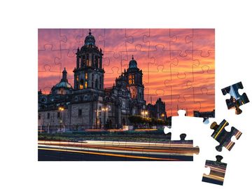 puzzleYOU Puzzle Metropolitan-Kathedrale von Mexiko-Stadt, 48 Puzzleteile, puzzleYOU-Kollektionen Mexiko