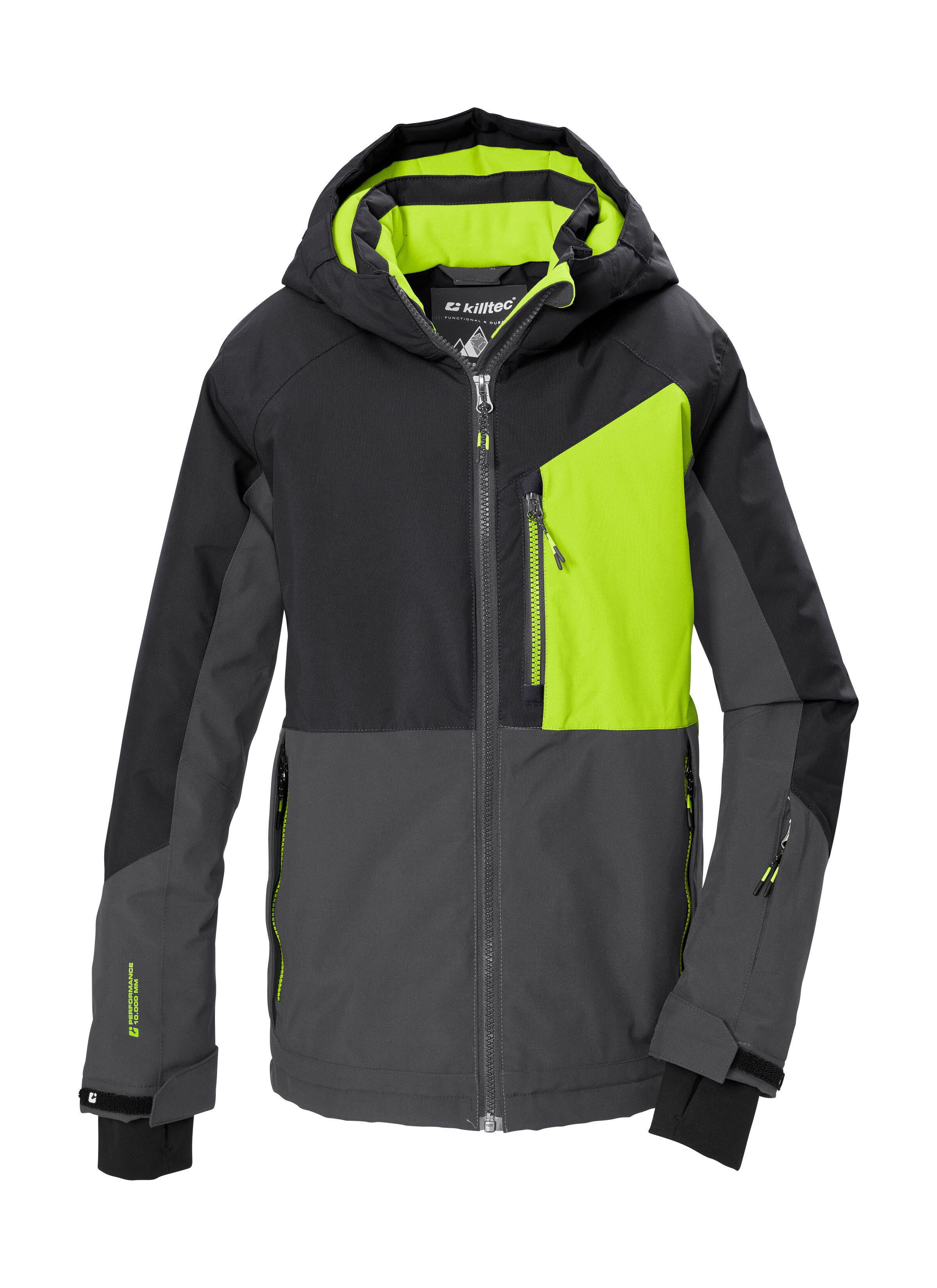 Killtec Skijacke KSW 206 BYS SKI JCKT Wind- und wasserdichte Kinderjacke, atmungsaktiv, verstellbar