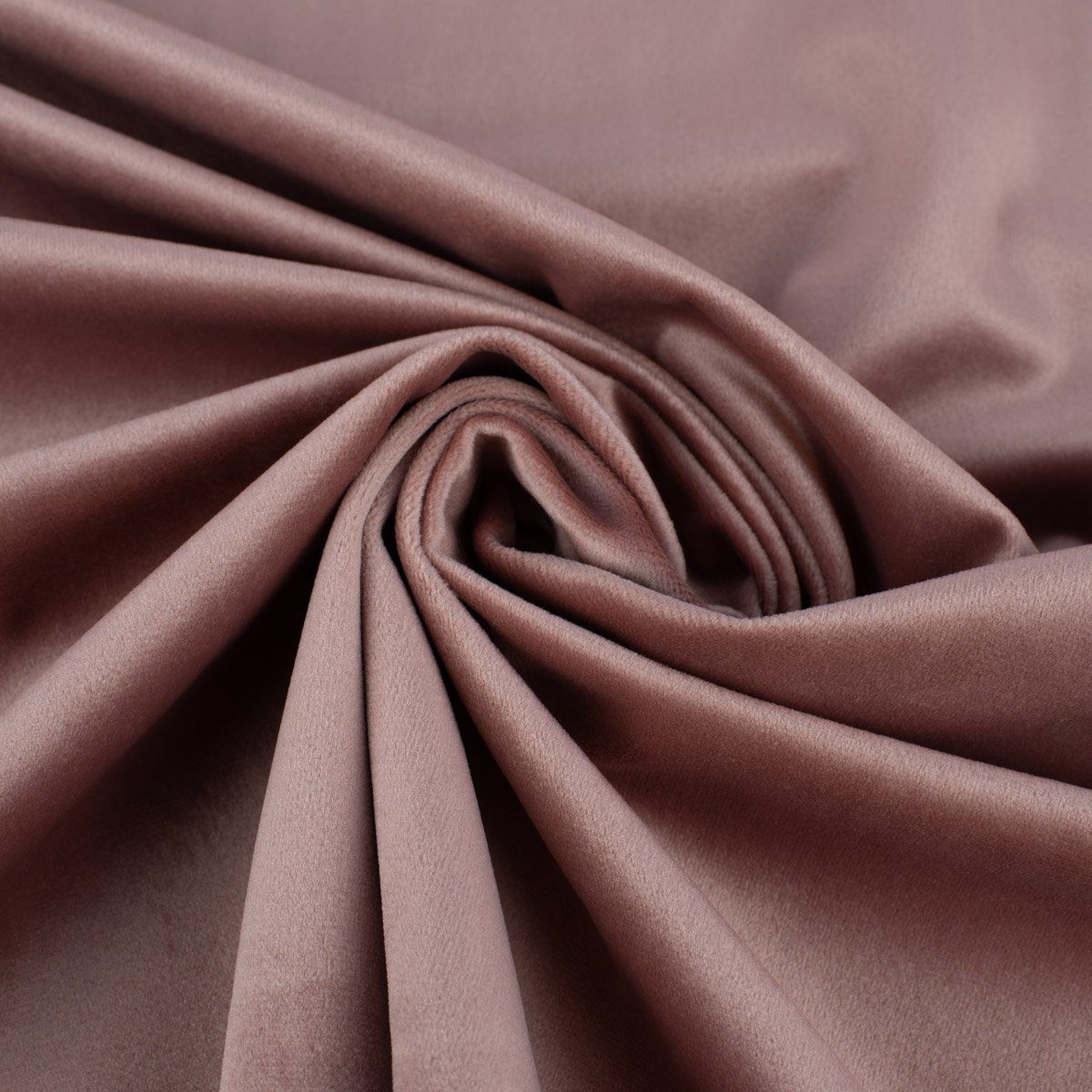 SCHÖNER LEBEN. Stoff Samtstoff Dekostoff Velvet Samt einfarbig altrosa 1,4m