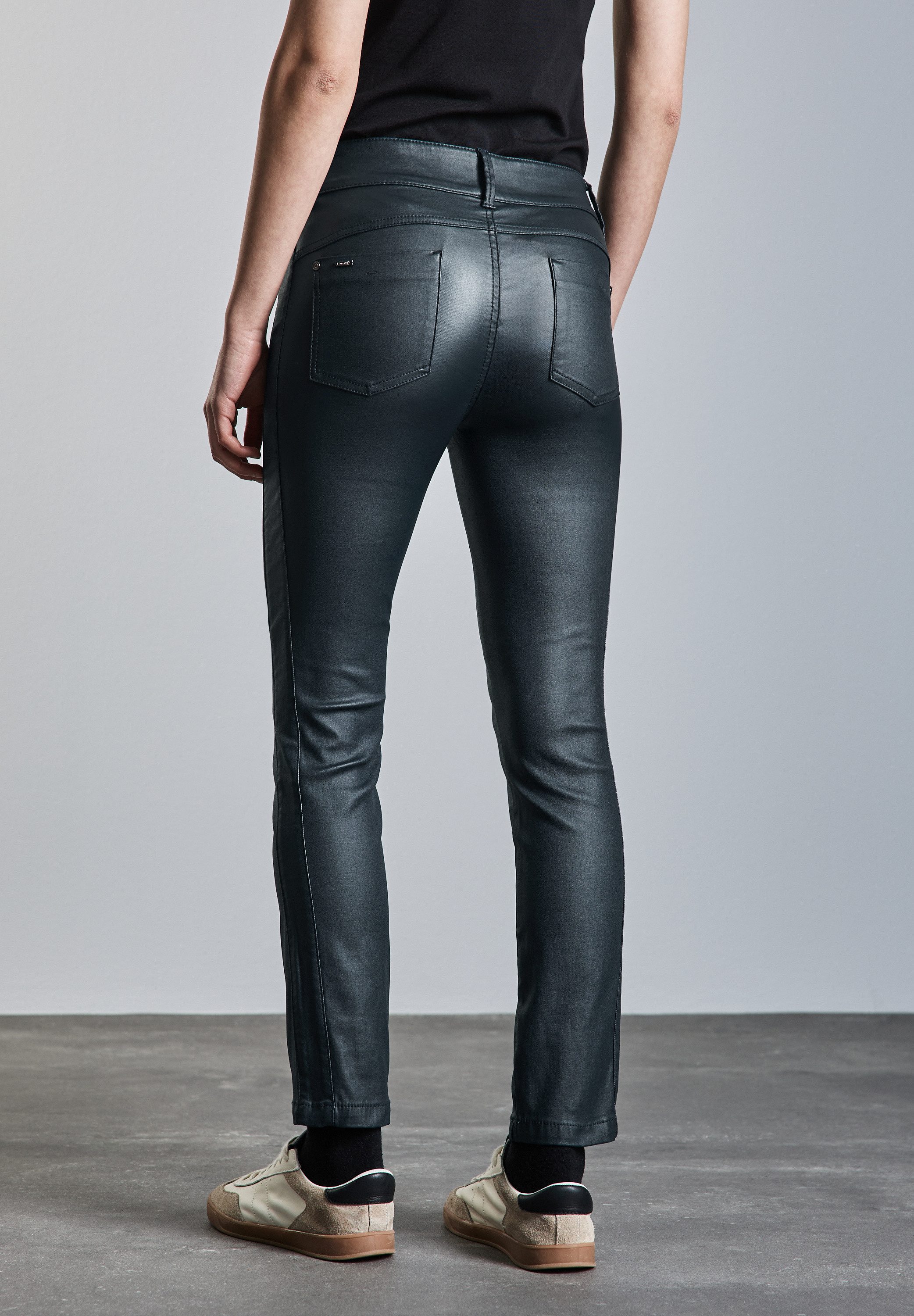 STREET ONE Lederimitathose Style YORK mit günstig online kaufen