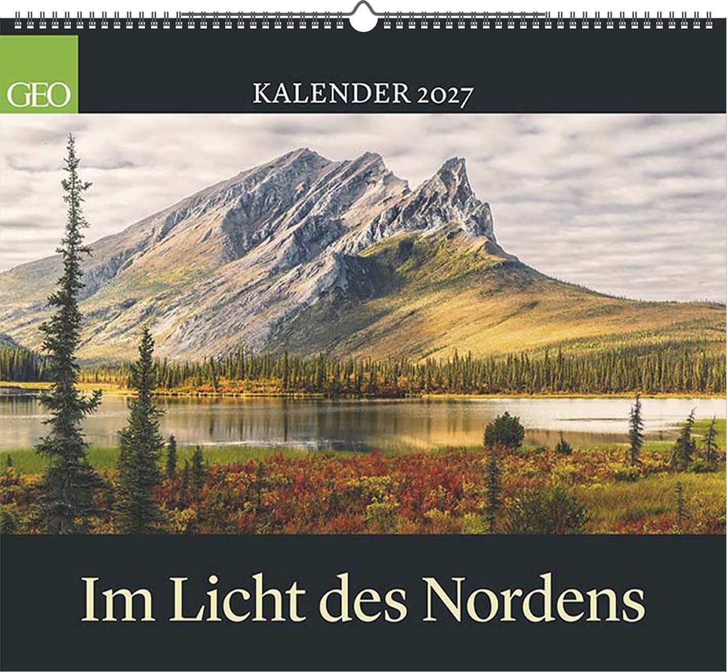 Wandkalender GEO Im Licht des Nordens 2027 Wandkalender 50x45 cm mit 12 nordischen