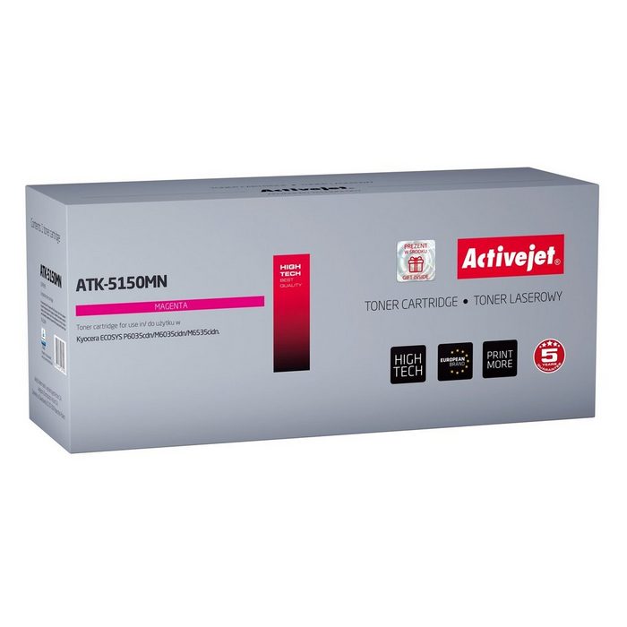 Activejet ATK-5150YN für Kyocera-Drucker; Kyocera TK-5150M-Ersatz; 10000 Seiten Tintenpatrone (Supreme Magenta)