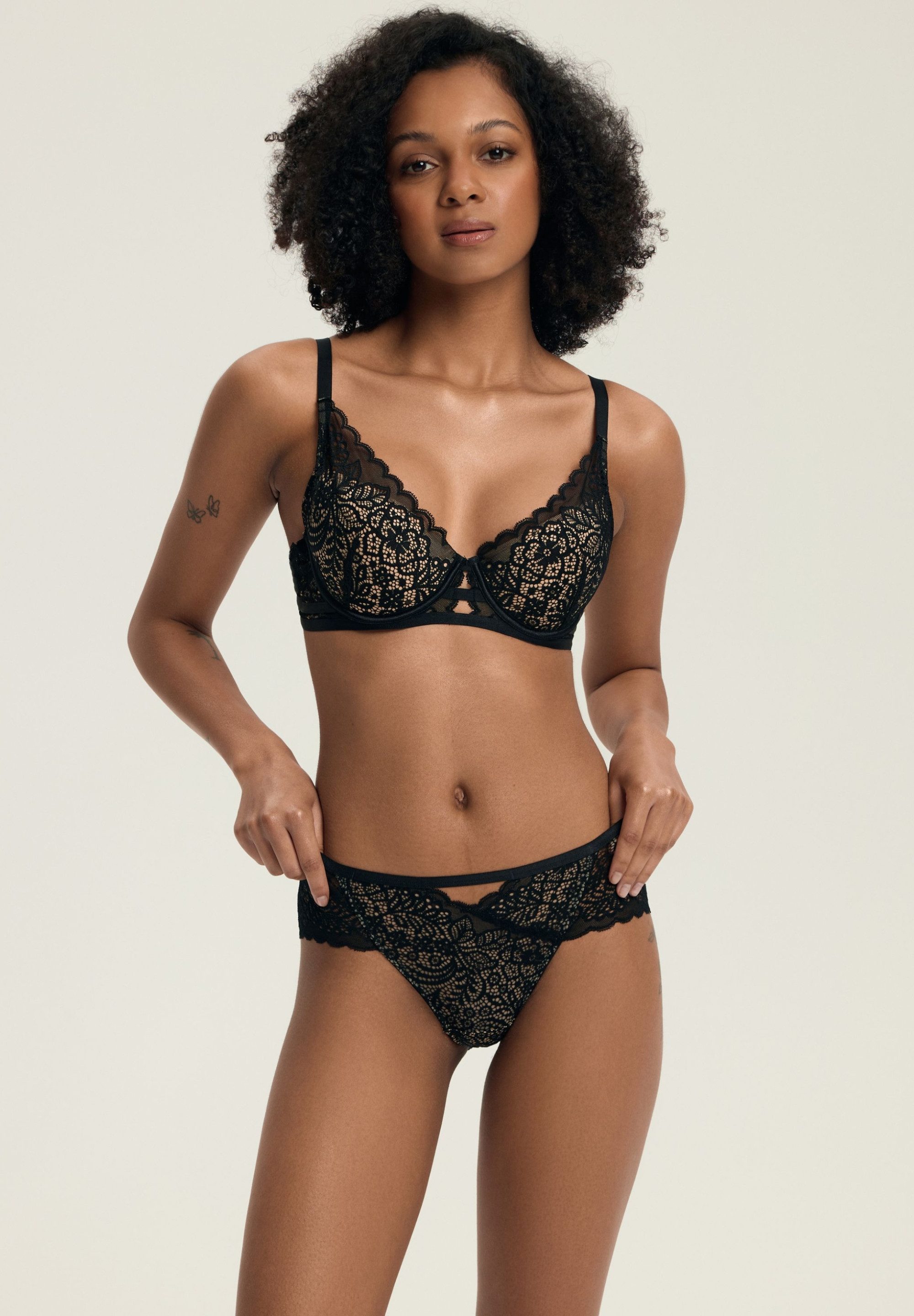 Henderson Push-up-BH Push-up-BH Hint, halbgepolsterte Cups, herausnehmbare Polster