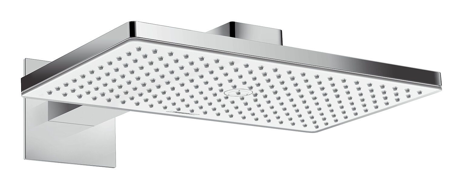hansgrohe Kopfbrause Rainmaker Select 460, 1jet EcoSmart mit Brausearm - weiß / Chrom