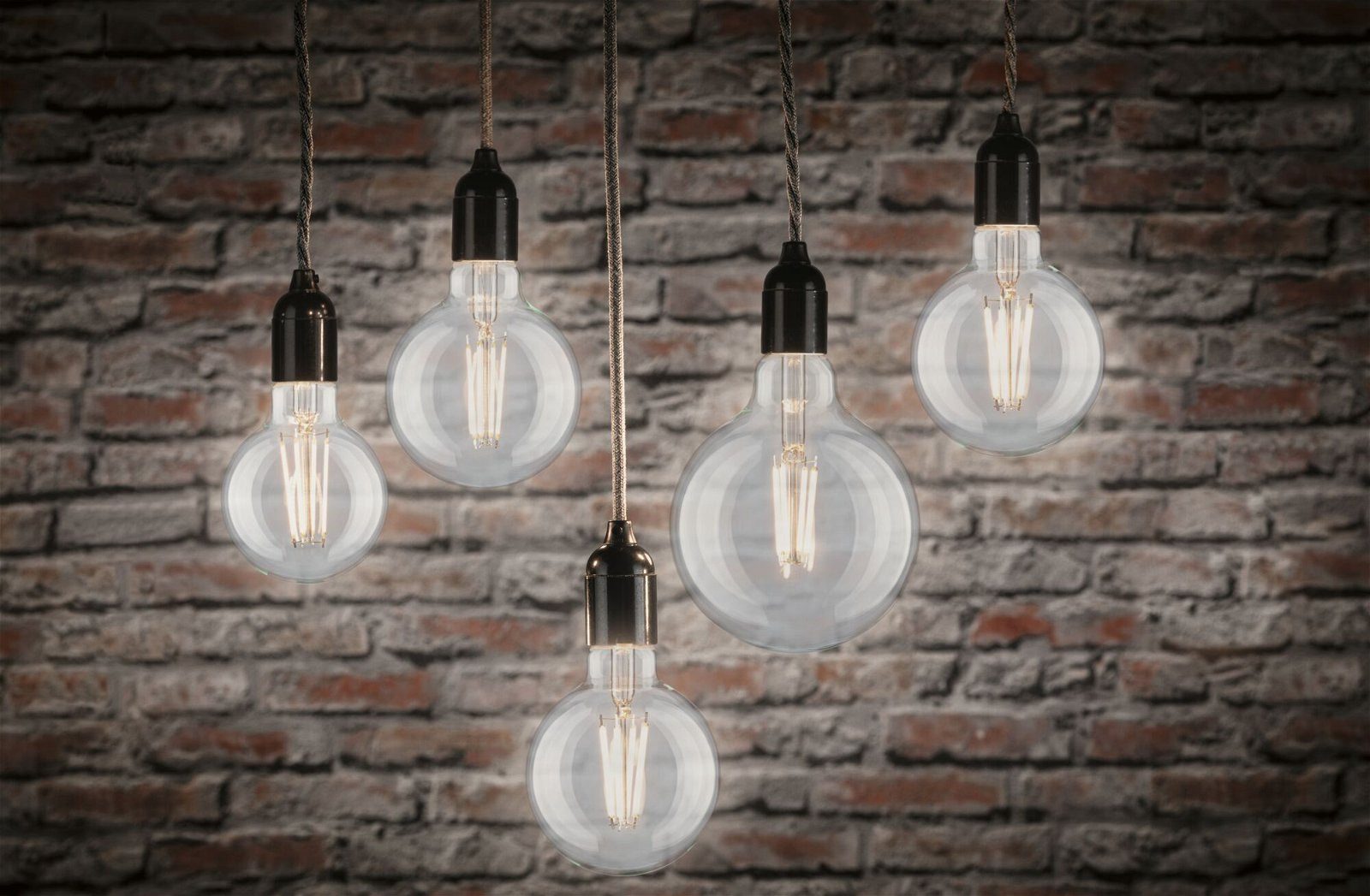 Paulmann LED-Filament 230V Globe G125 1055lm 9W 2700K Klar, 1 St., Warmweiß