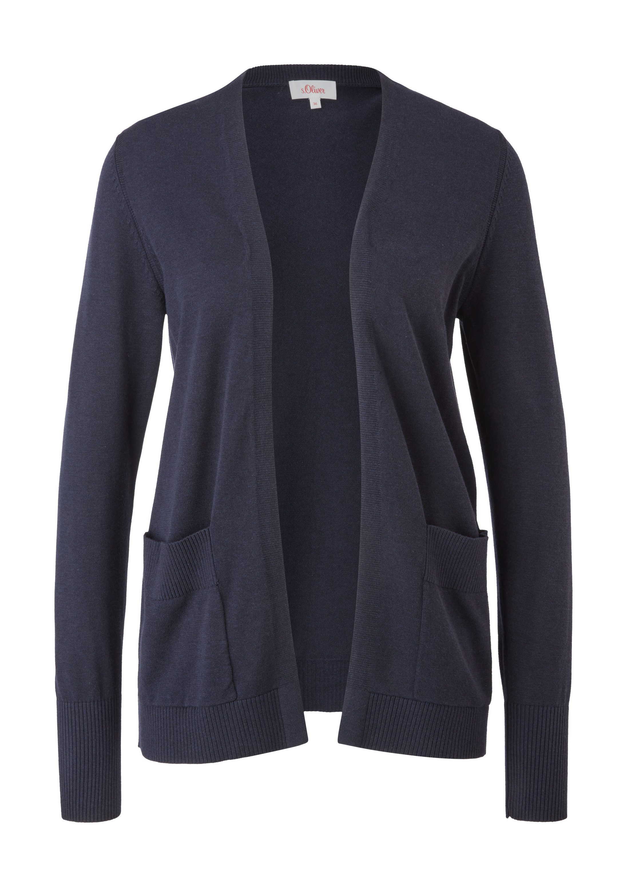 s.Oliver Cardigan Strickjacke Strickjacke aus Viskosemix