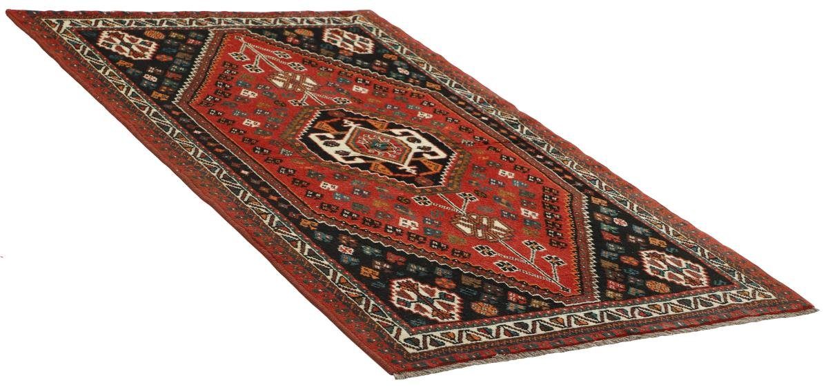 Orientteppich Höhe: Orientteppich rechteckig, Shiraz 10 / Nain mm 108x179 Trading, Perserteppich, Handgeknüpfter
