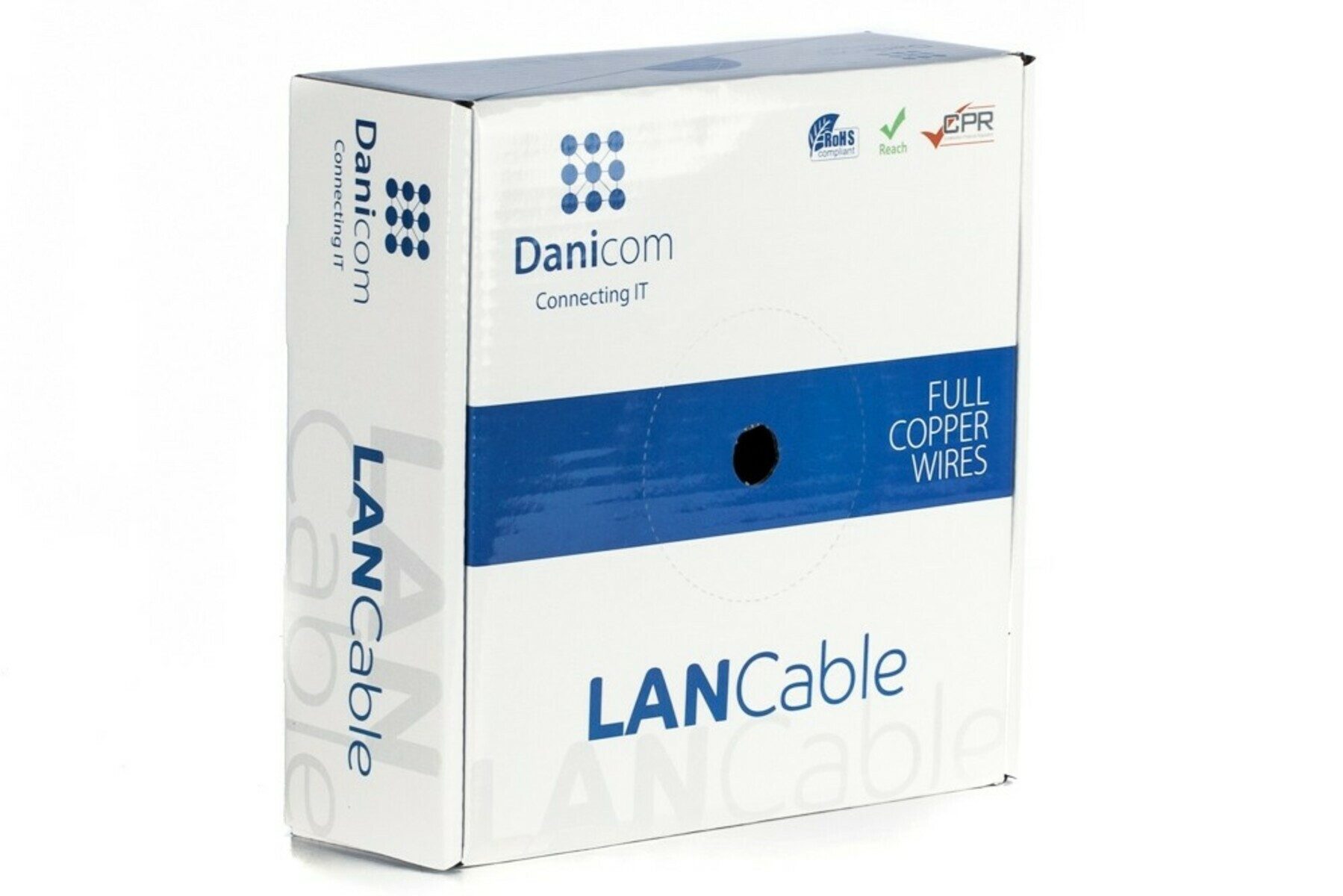 Danicom DANICOM CAT6 FTP 50m - PVC (Fca) Netzwerkkabel, (5000 cm), Cat6, 100% Kupfer