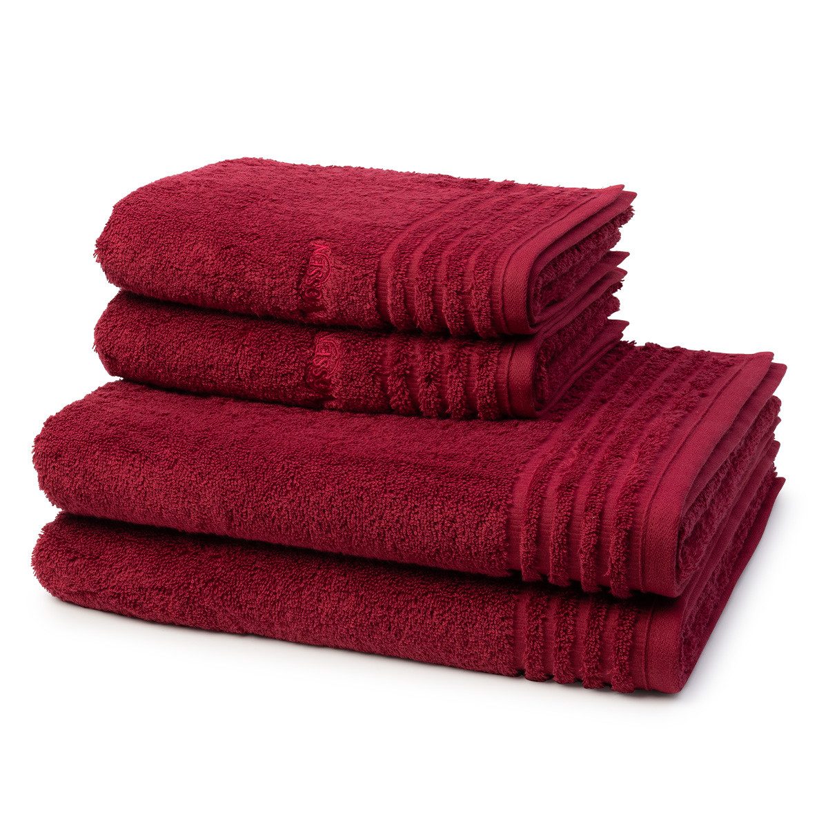 Vossen Handtuch Set Vienna Style Supersoft, Frottee (Spar-Set, 4-St), 2 X Handtuch 2 X Duschtuch im Set - Baumwolle - Saugstark