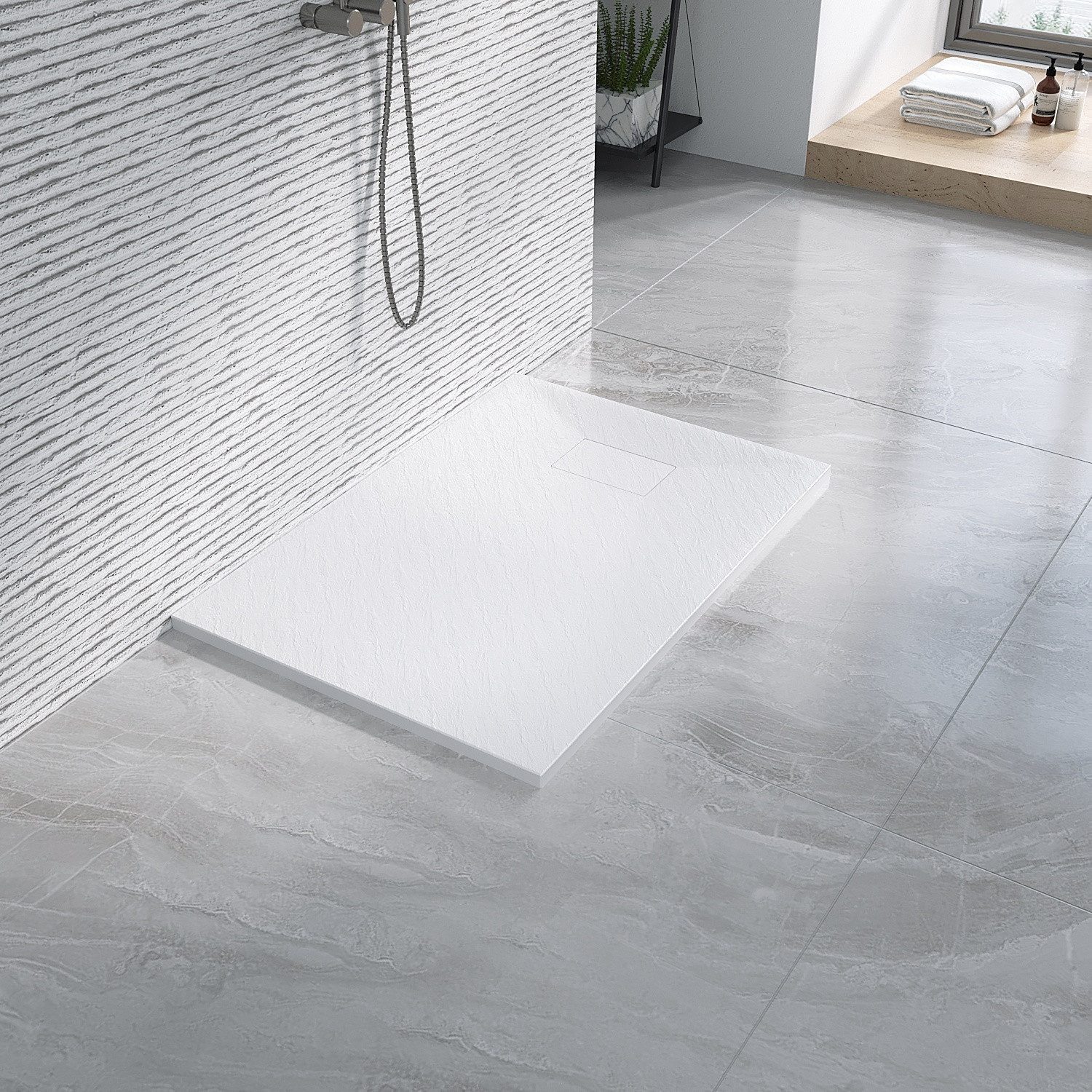 AQUABATOS Duschwanne Duschtasse Duschwanne 90x90 120x90 80x80 140x90, rechteckig, 100x70,100x80,120x80,140x80,120x100,140x100,80x80,100x80