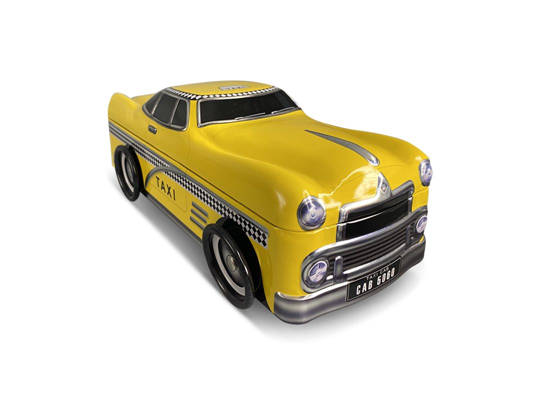MediMuc Keksdose Taxi, Taxi, Retrodose, Vintagedose, Retro Dose, Vintage Dose, Motivdose