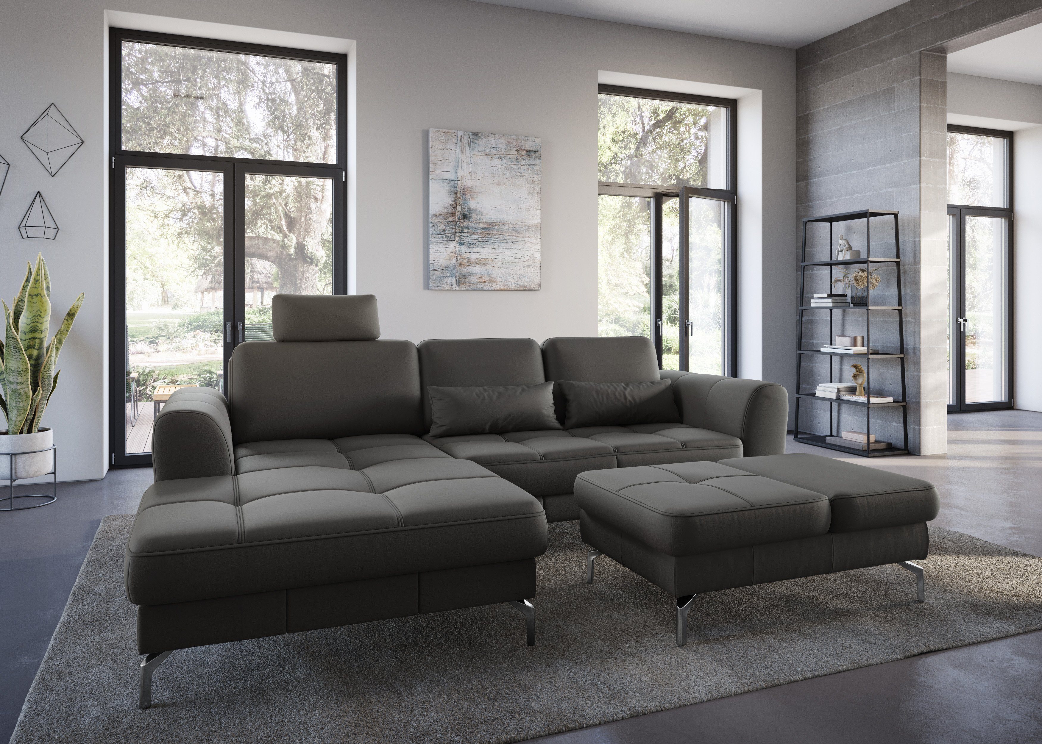 sit&more Ecksofa Bendigo L-Form, inklusive Sitztiefenverstellung, günstig online kaufen