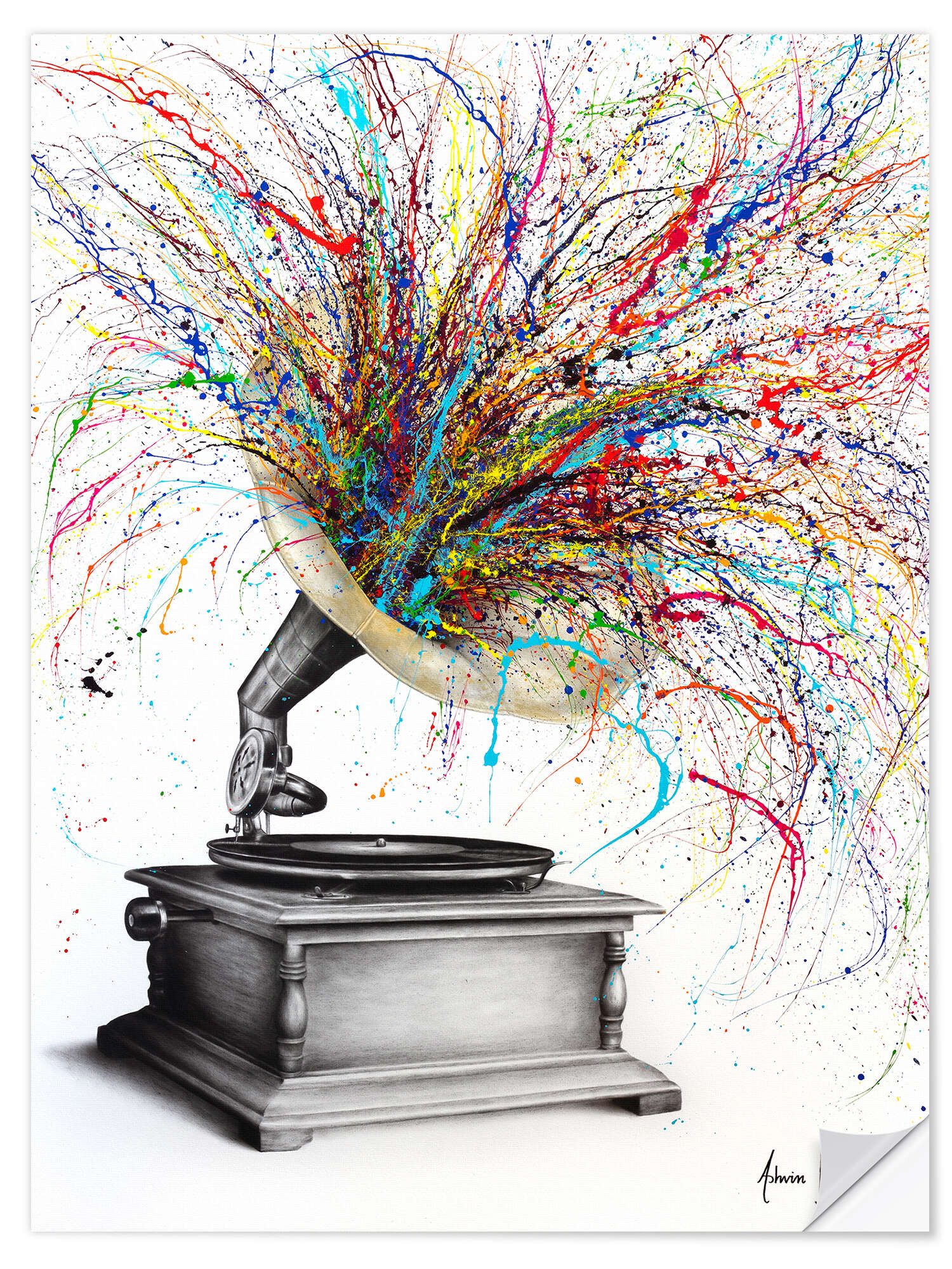 Wandfolie Ashvin Harrison