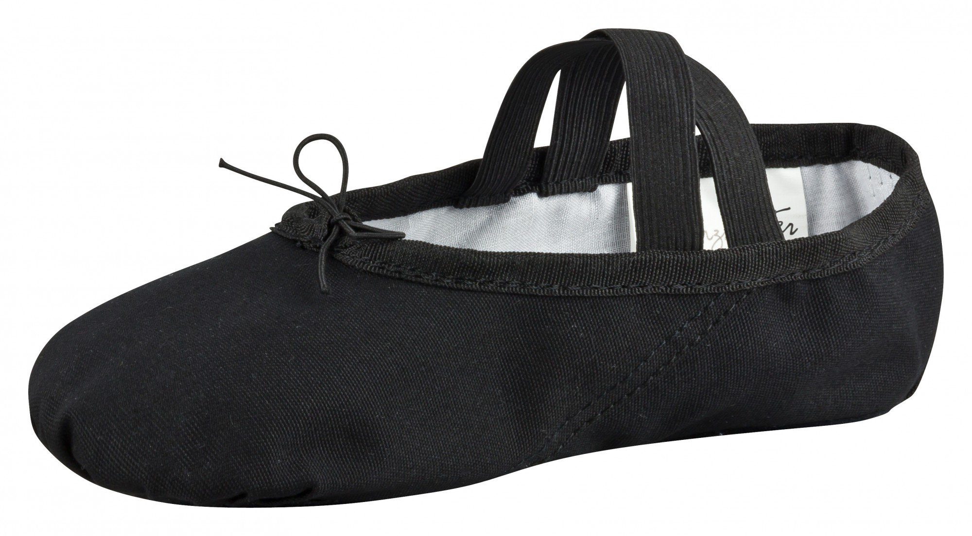 tanzmuster Ballettschuhe Dani mit ganzer Ledersohle Tanzschuh Ballettschläppchen für Mädchen – Bild 3 von 5