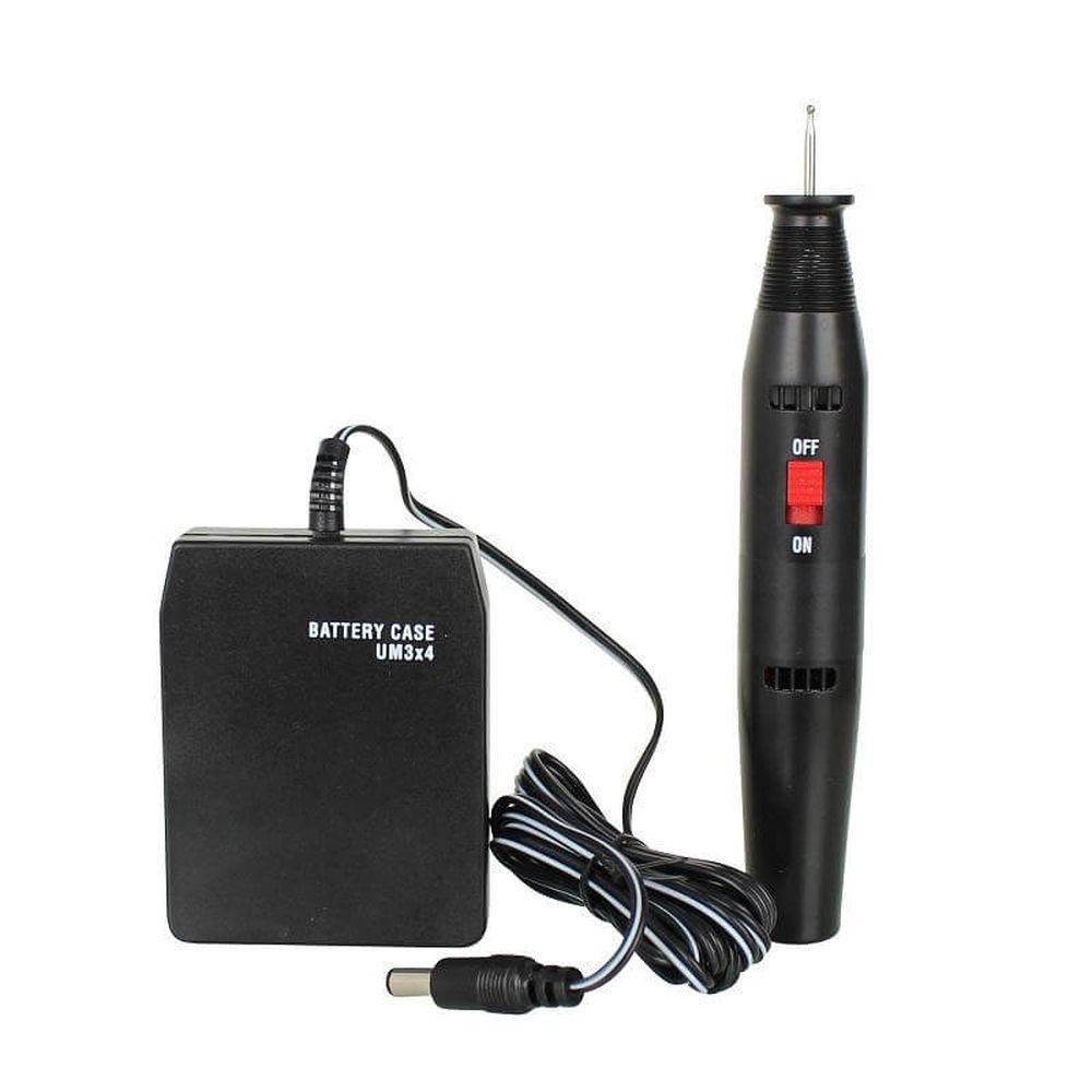 Hoopomania Graviergerät Gravierstift mit Diamantenspitze, batteriebetrieben, Einzelprodukt