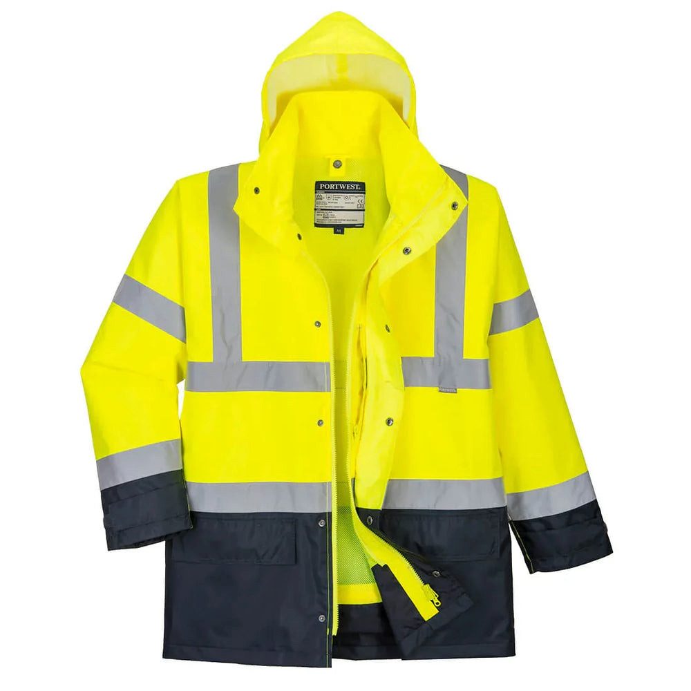 Portwest 3-in-1-Funktionsparka Portwest Warnschutz Executive 5-in-1 Jacke S768