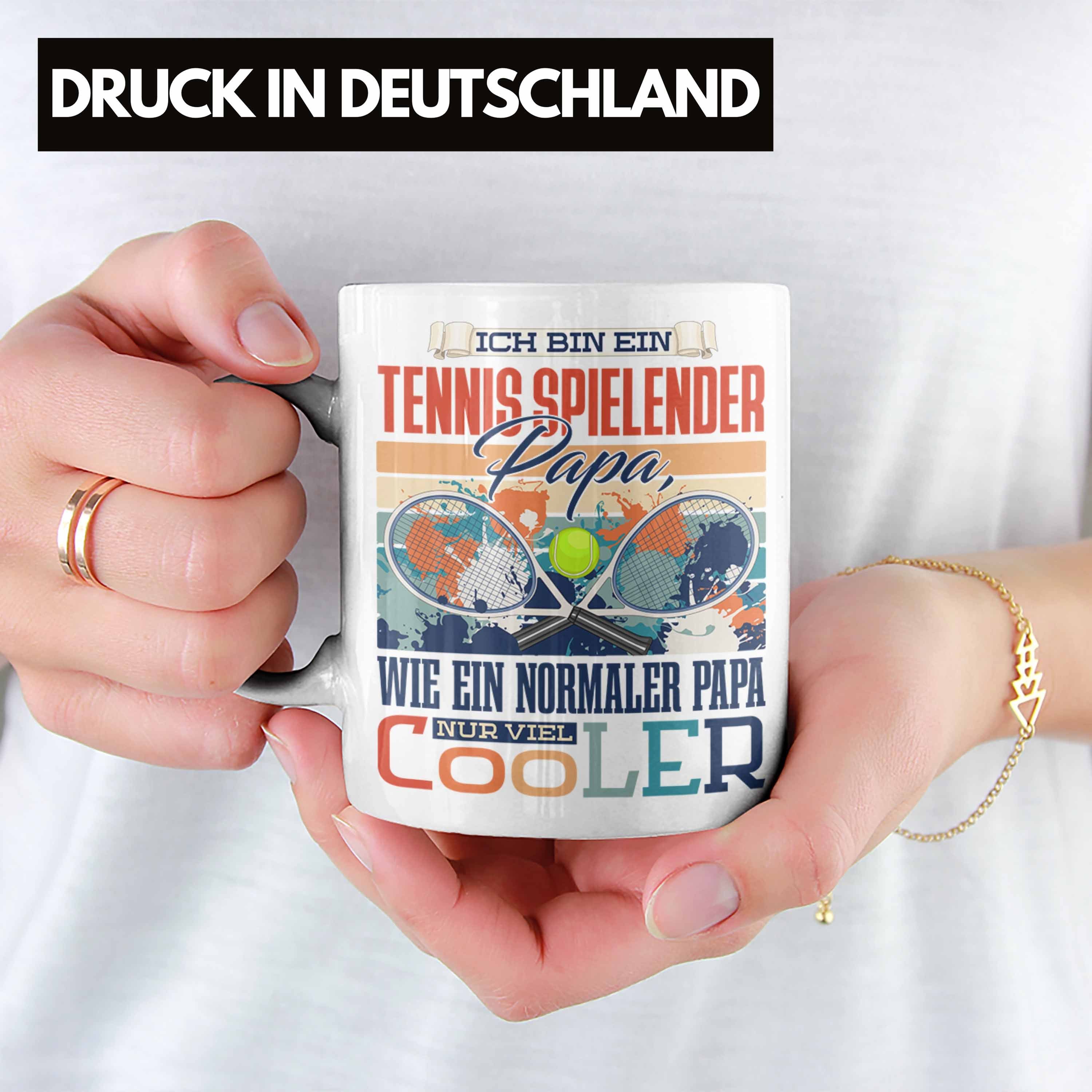 - zum Vaterta Weiss Tennis Tasse Geschenkidee Trendation Tasse Vater Trendation Geschenk Papa