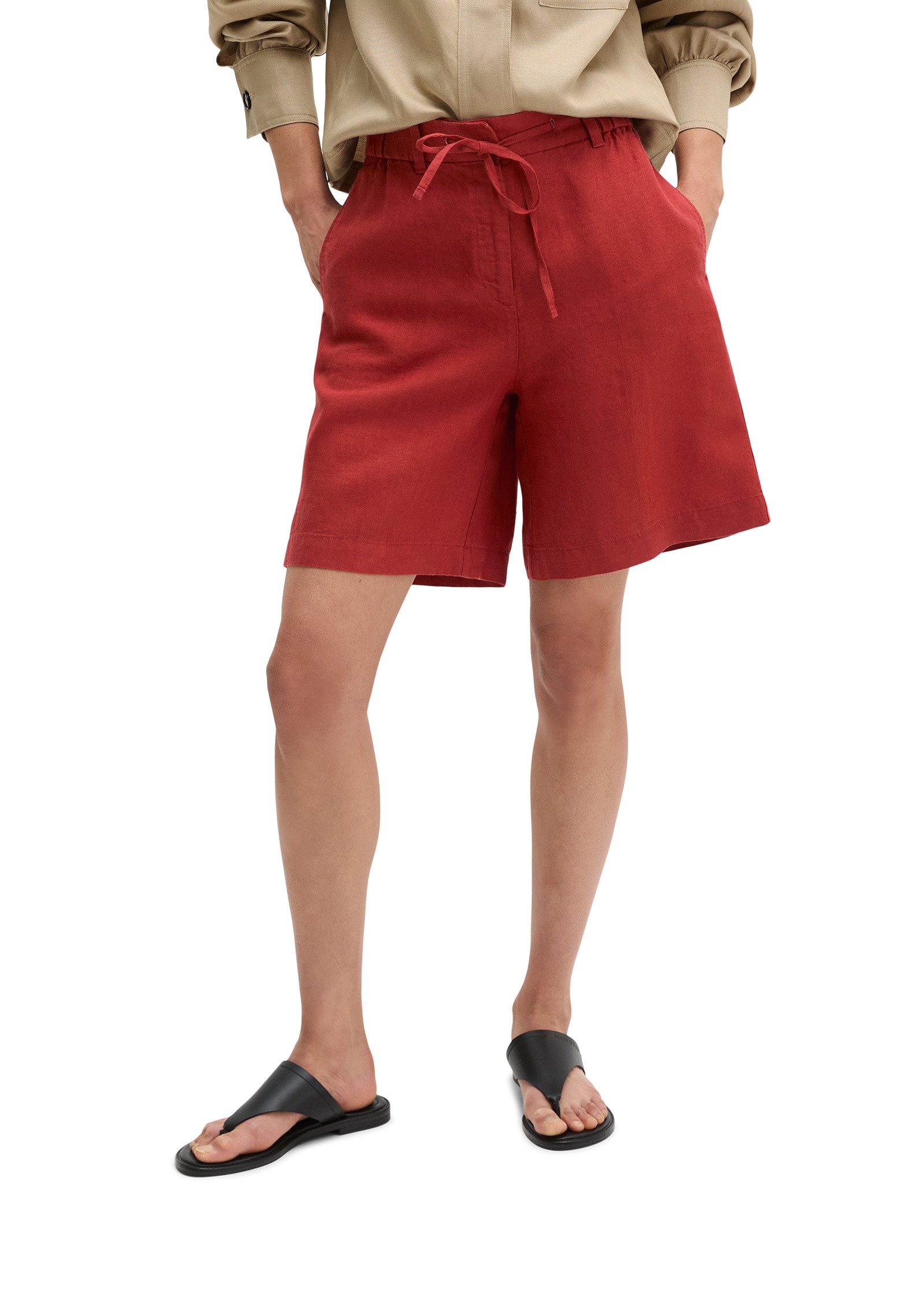 Marc O'Polo Shorts mit elastischem Tunnelzug-Bund