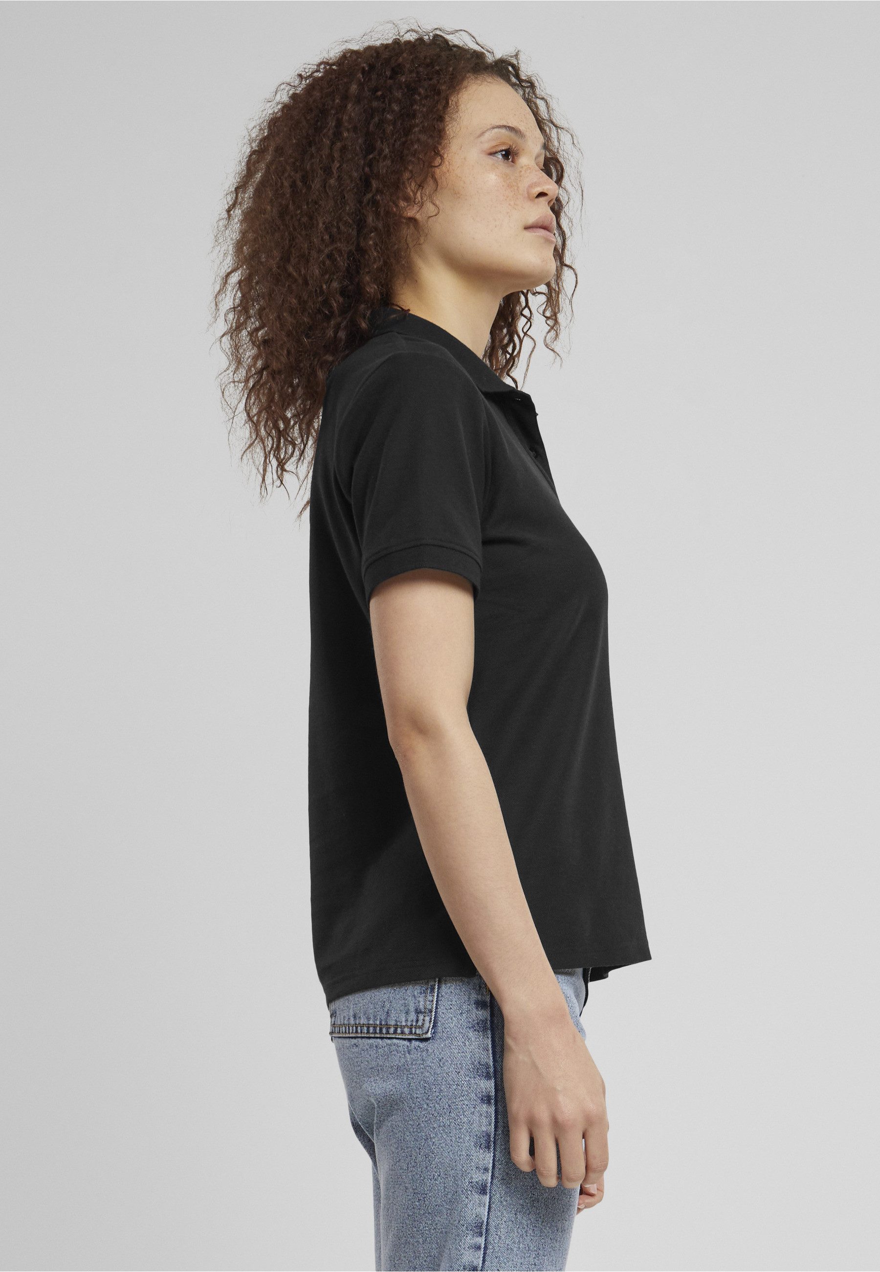 URBAN CLASSICS Poloshirt Urban Classics Ladies Polo Shirt (1-tlg)