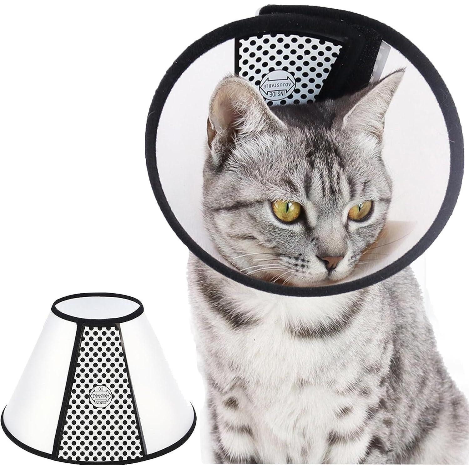 SUQ Schutzkragen SUQ Haustier Kegel Halskrause Elisabethanischer Kragen 26-33cm