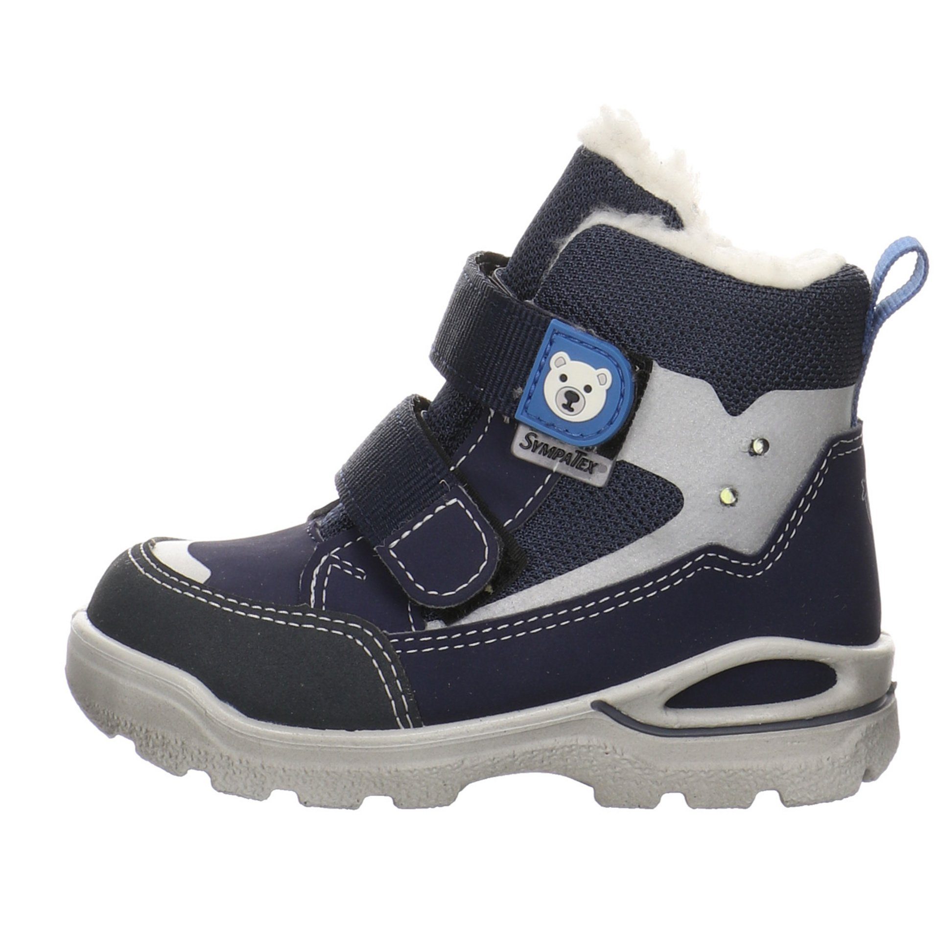 Jungen Synthetikkombination (170) nautic/ozean Kinderschuhe Schuhe Benno Sneaker Sneaker Ricosta Boots