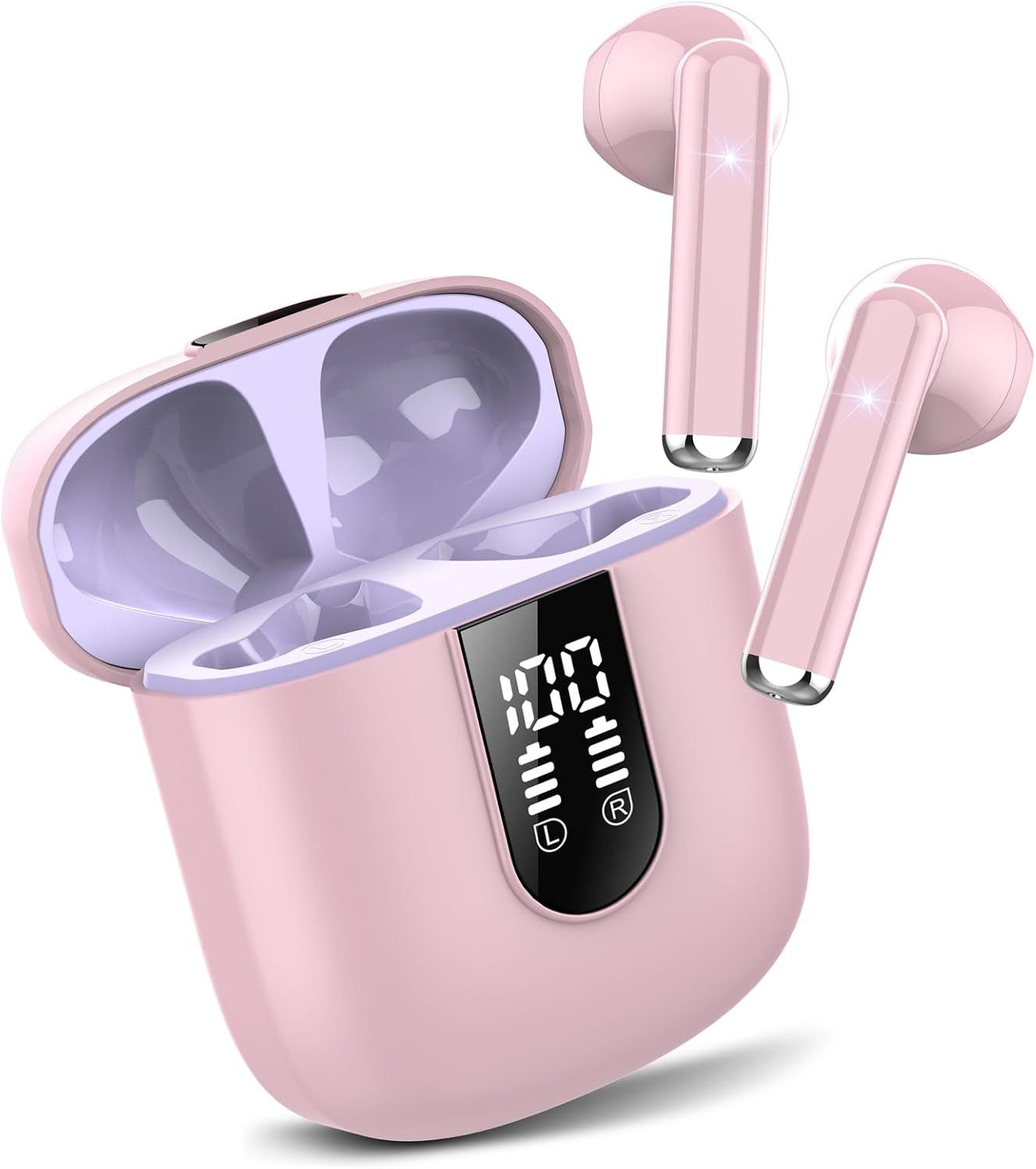 BRAIDOL Bluetooth Наушники In Ear Наушники Kabellos Bluetooth 5.3 Наушники-вкладыши (Ultraleicht Ohrhörer mit HD Mikrofon, Herausragender Sound, 30 Std. Spielzeit,LED-Anzeige,IP7 Wasserdicht)