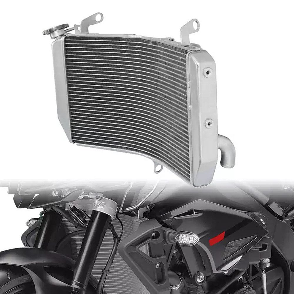 Zaddox Motor-Schutzhülle Wasserkühler für Yamaha MT-10 / SP 16-25 Kühler Radiator silber