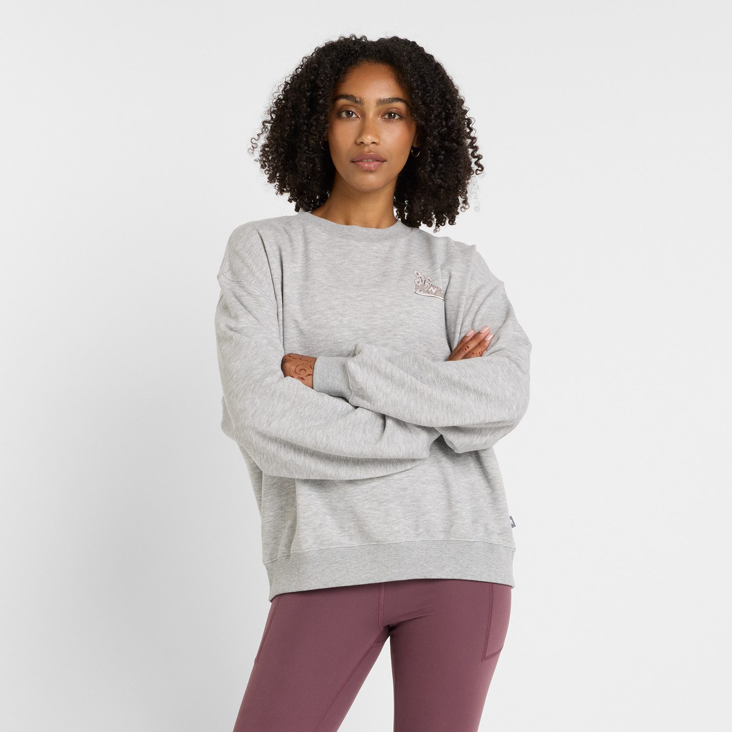 New Balance Sweatshirt Flower Shoe Crew günstig online kaufen