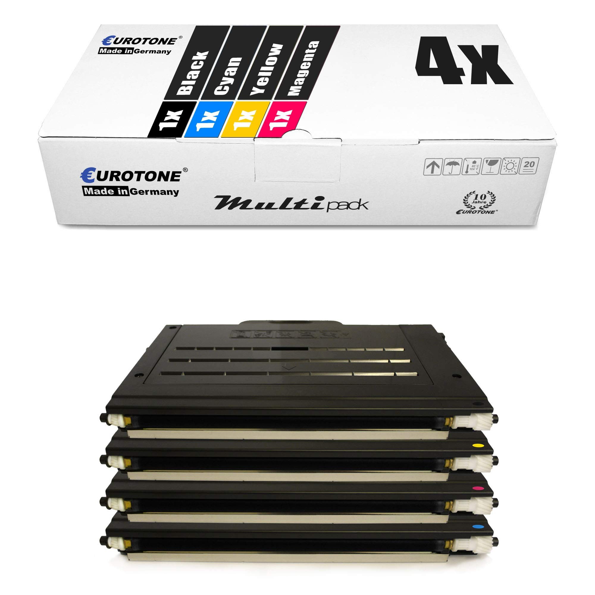 Eurotone Tonerkartusche 4er Set EOS-Toner kompatibel für Samsung CLP-500 CLP-510 CLP-515…, (Einzelpack, 1-St), Kompatibel, sofort einsatzbereit