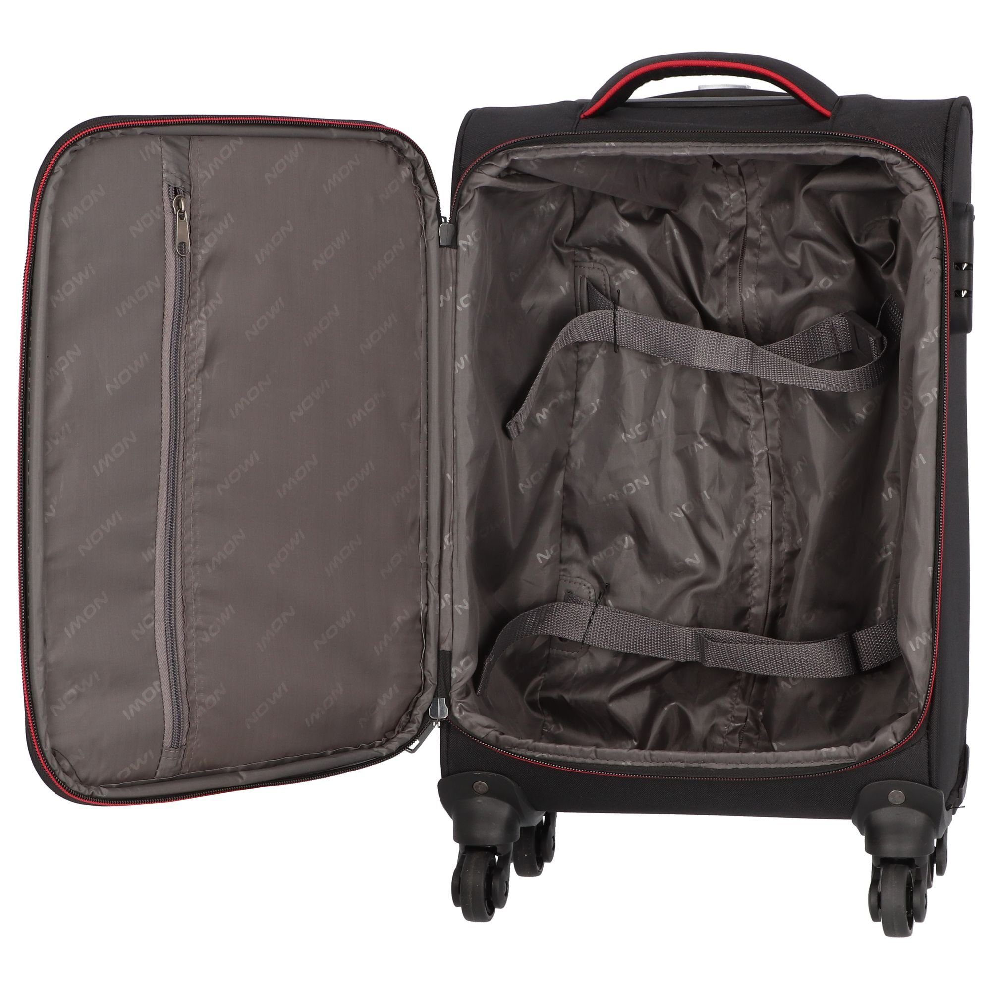 NOWI hand luggage trolley Sevilla, 4 wheels, polyester