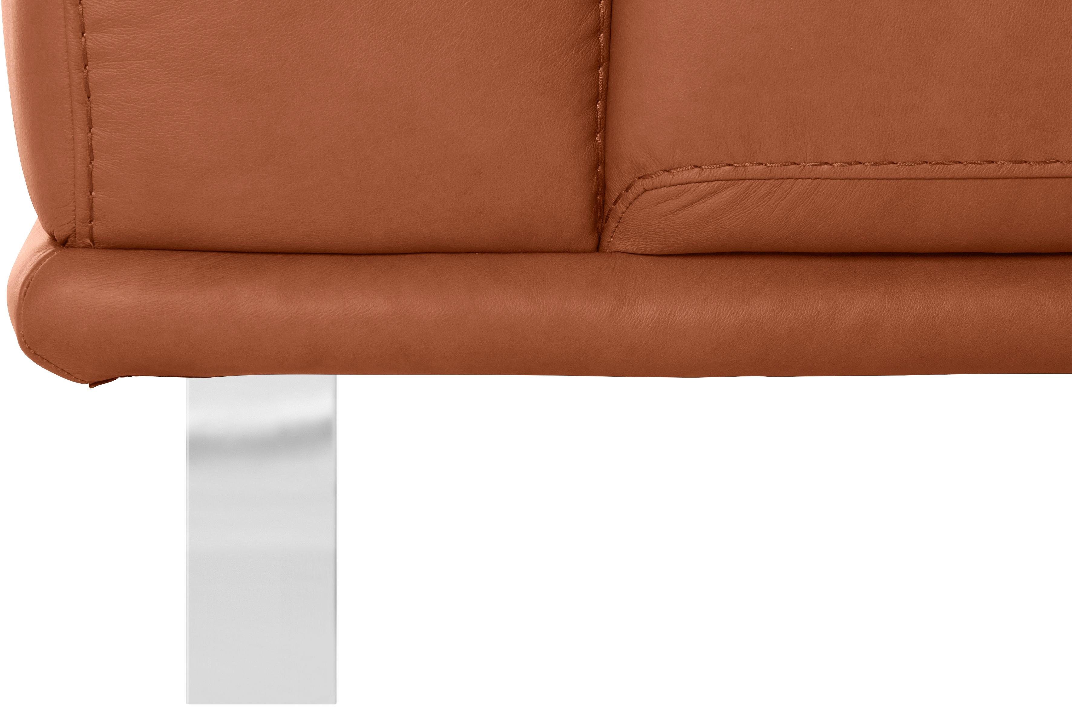 cm in montanaa, Chrom 2-Sitzer 192 W.SCHILLIG glänzend, mit Breite Metallkufen