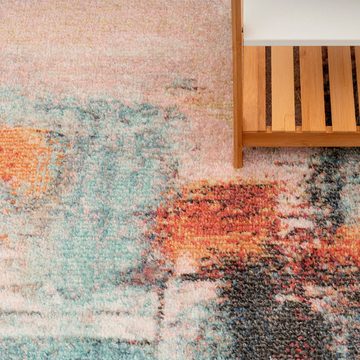 Teppich Ryan 931, Paco Home, rechteckig, Höhe: 12 mm, Kurzflor, modernes abstraktes Design, Wohnzimmer, Schlafzimmer