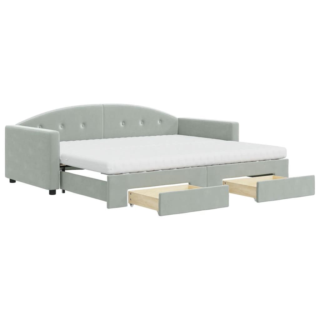vidaXL Bett Tagesbett Ausziehbar mit Schubladen günstig online kaufen