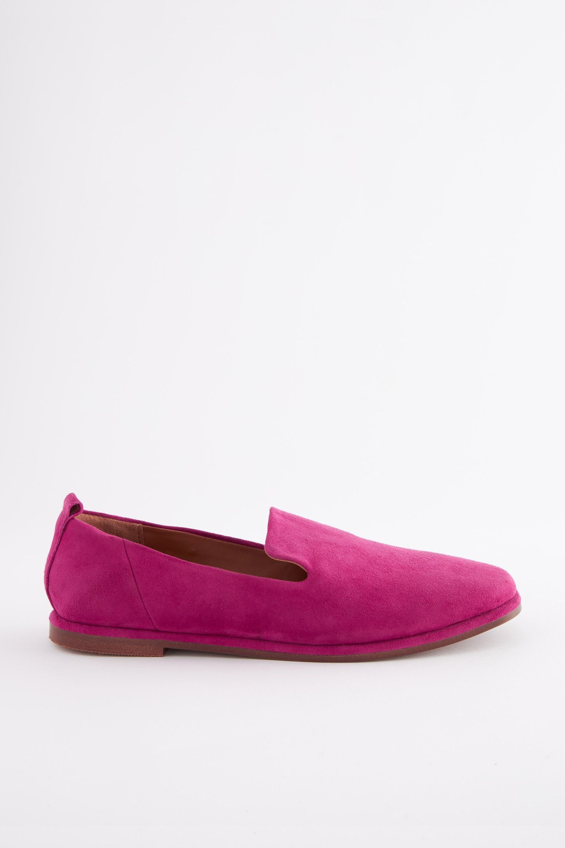 Next Forever Comfort® Slippers aus Leder Slipper (1-tlg) Pink