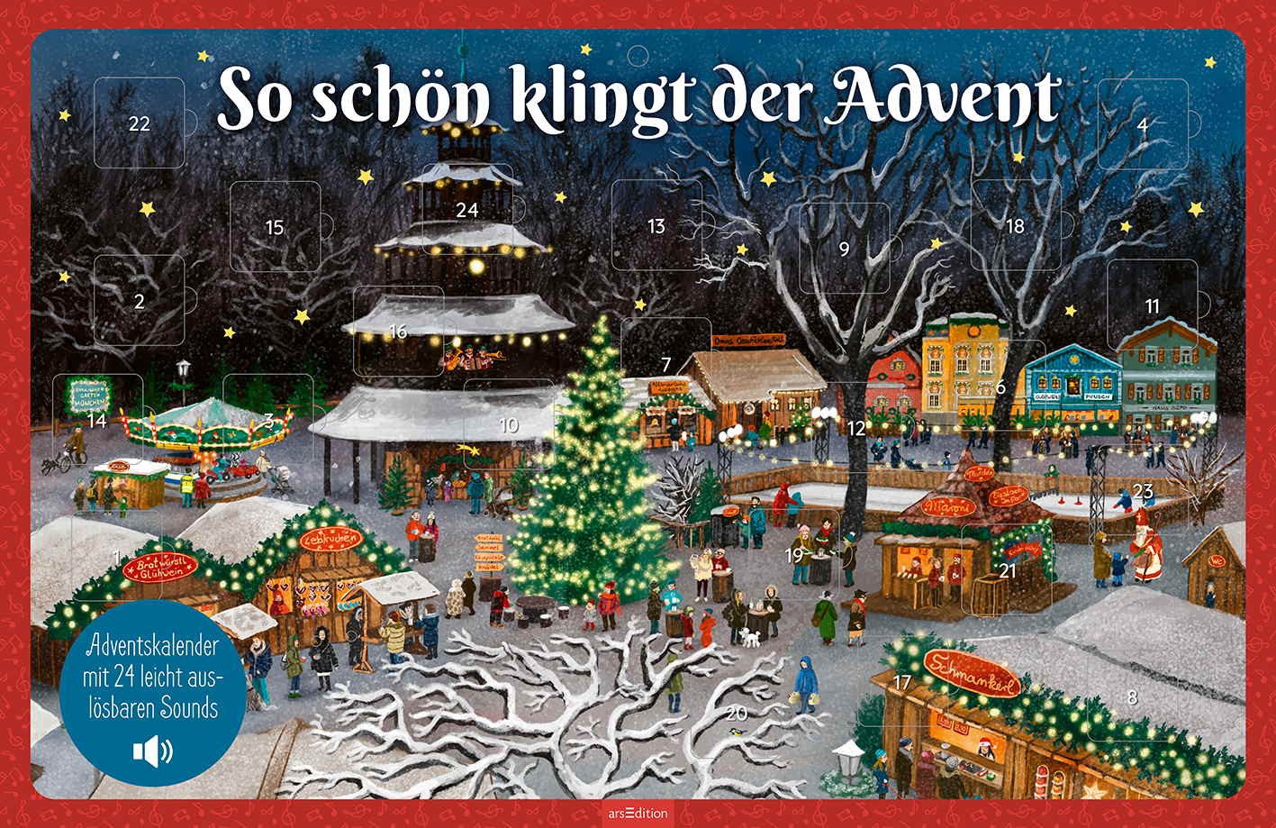 arsEdition Verlag Adventskalender Adventskalender So schön klingt der Advent! mit 24 Sounds 13146