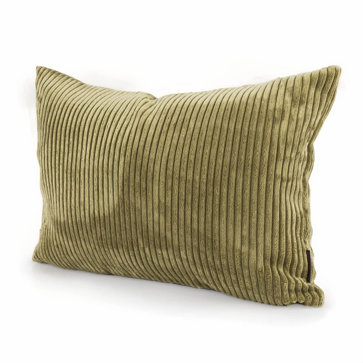 SCHÖNER LEBEN. Fellkissen Kissenhülle Breitcord Baby Rib moosgrün div. Größ günstig online kaufen