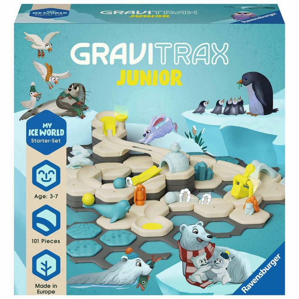 Ravensburger Kugelbahn-Bausatz GraviTrax Junior Starter-Set L Ice