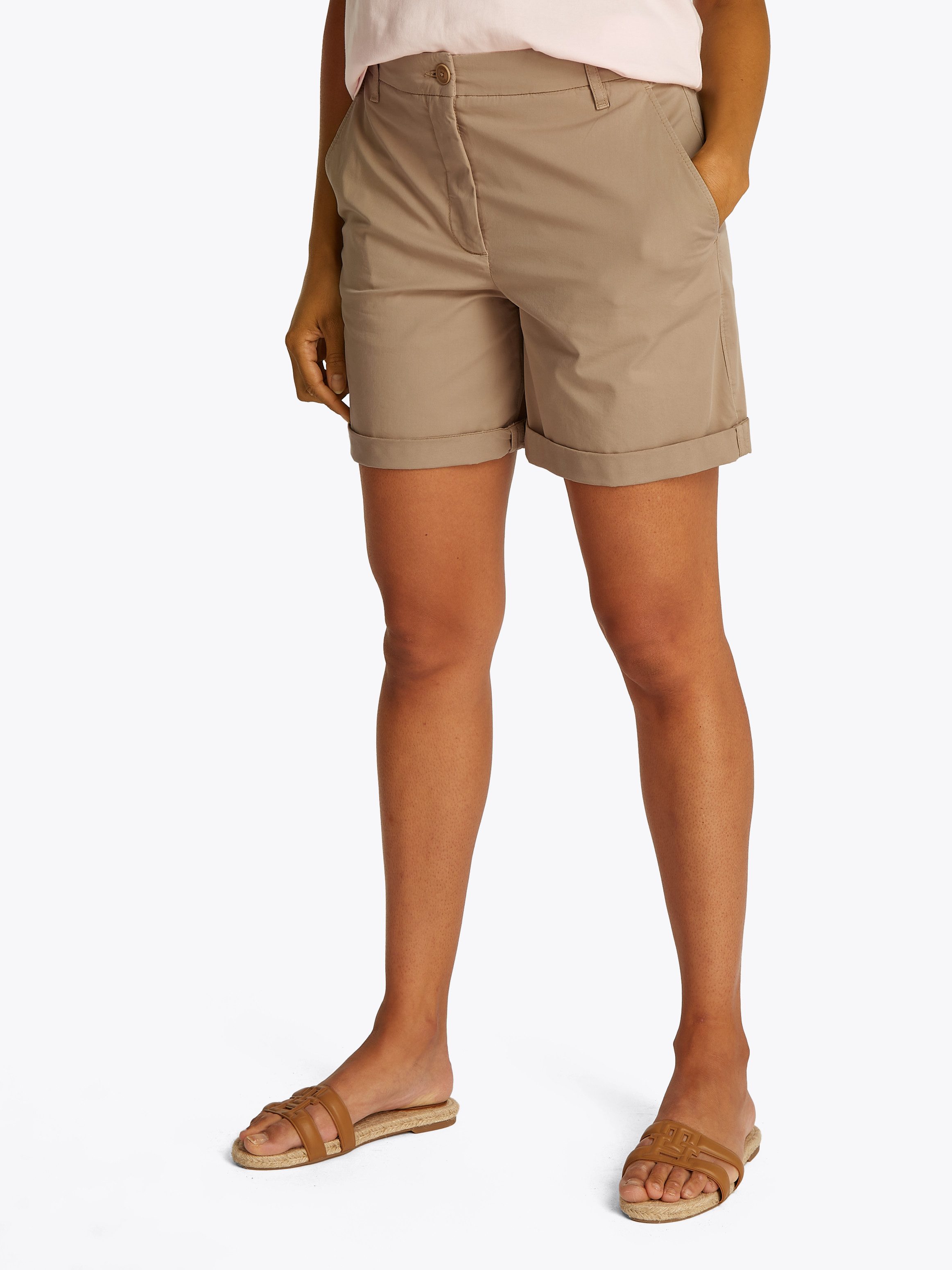 Tommy Hilfiger Chinoshorts CO BLEND GMD CHINO SHORT mit Umschlagsaum günstig online kaufen