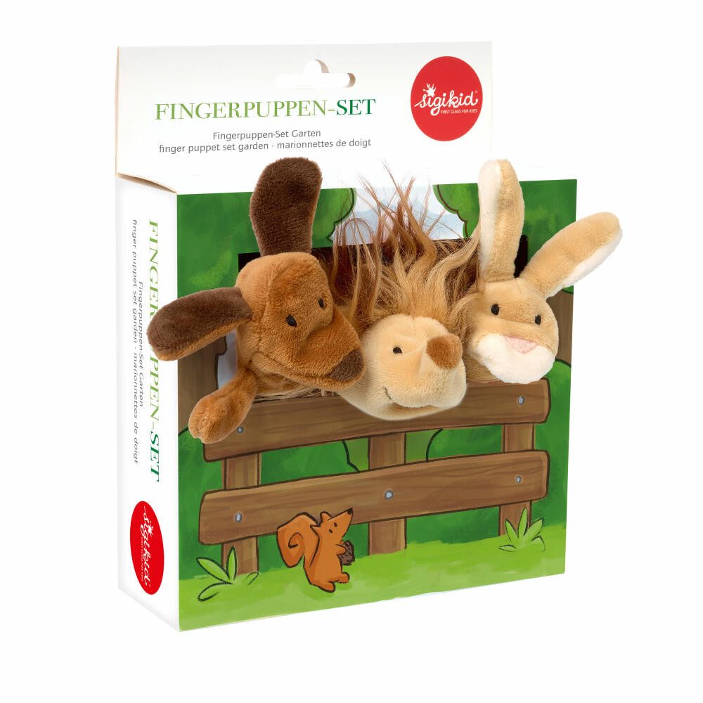 Sigikid Fingerpuppe Set Garten