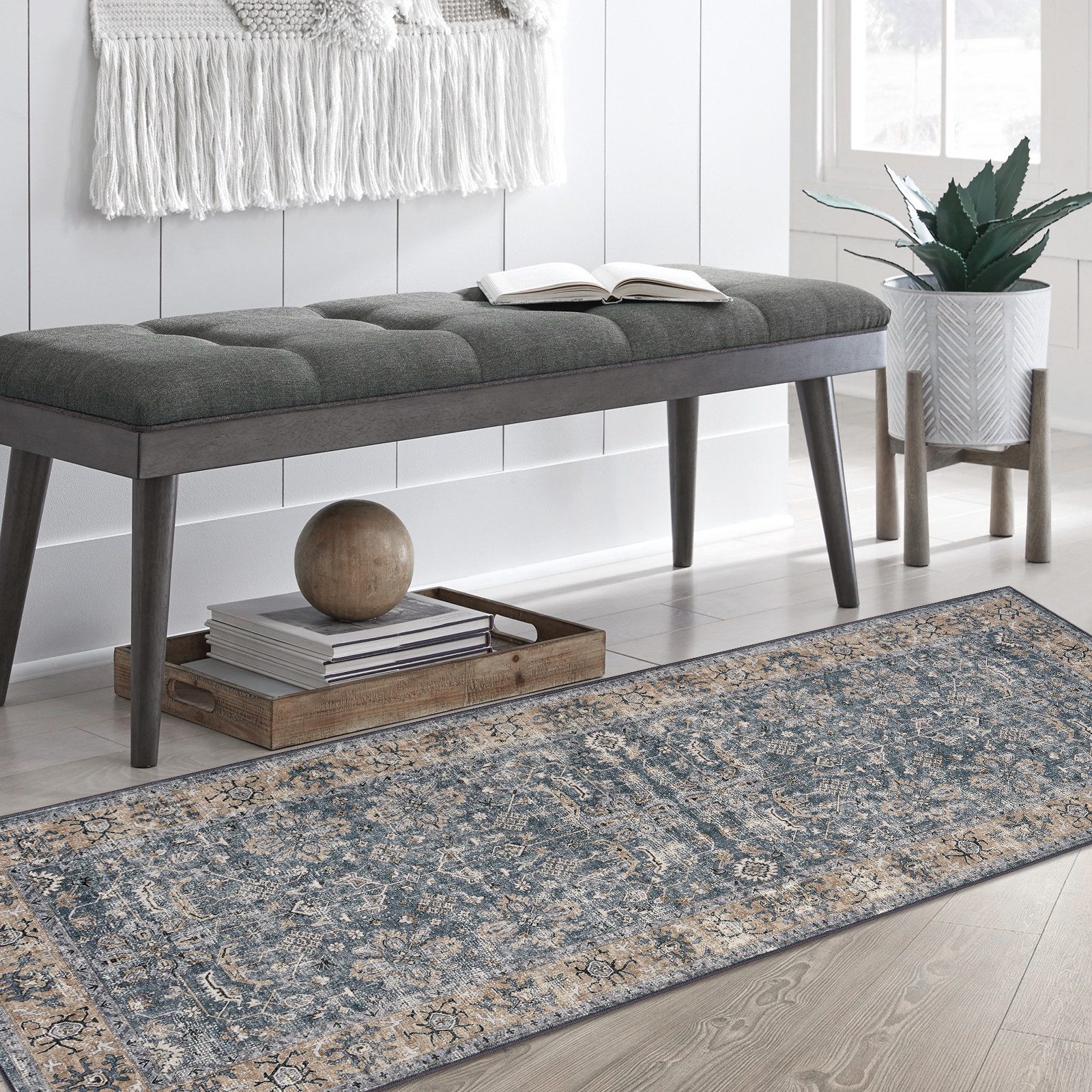 GarveeMore Teppich Boho Teppich Wohnzimmer Waschbare günstig online kaufen