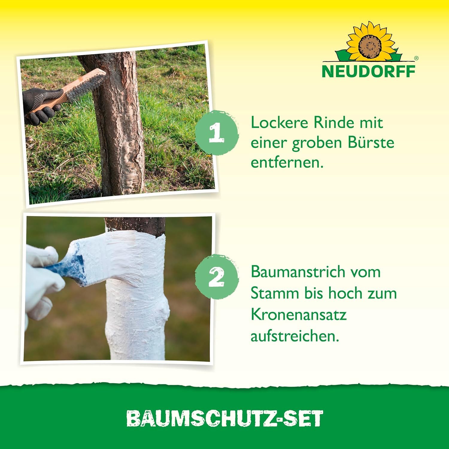 Neudorff Baum-Wundverschluss Baumschutz-Set 2-in-1
