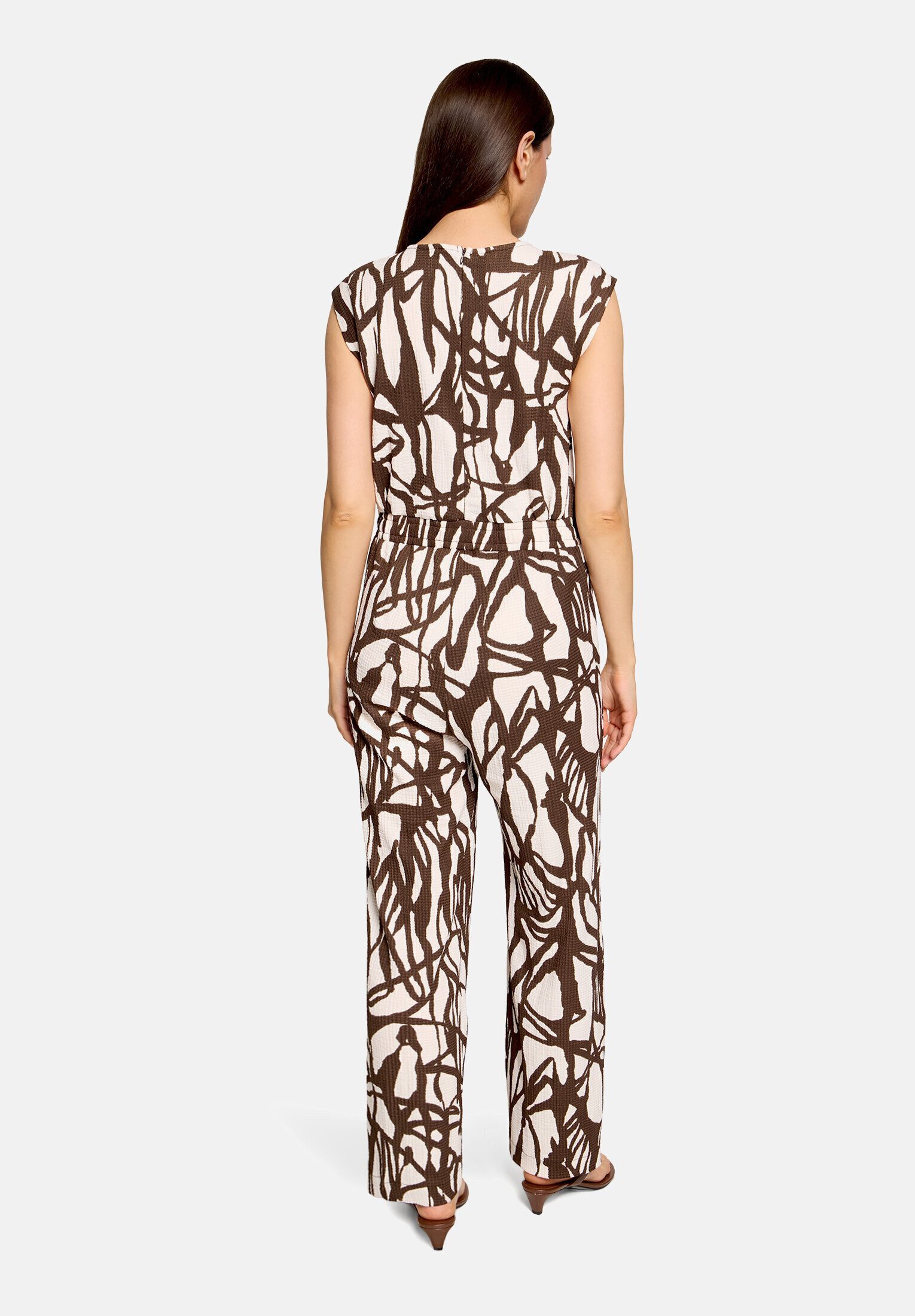 Cartoon Overall Damen mit Muster (1-tlg)