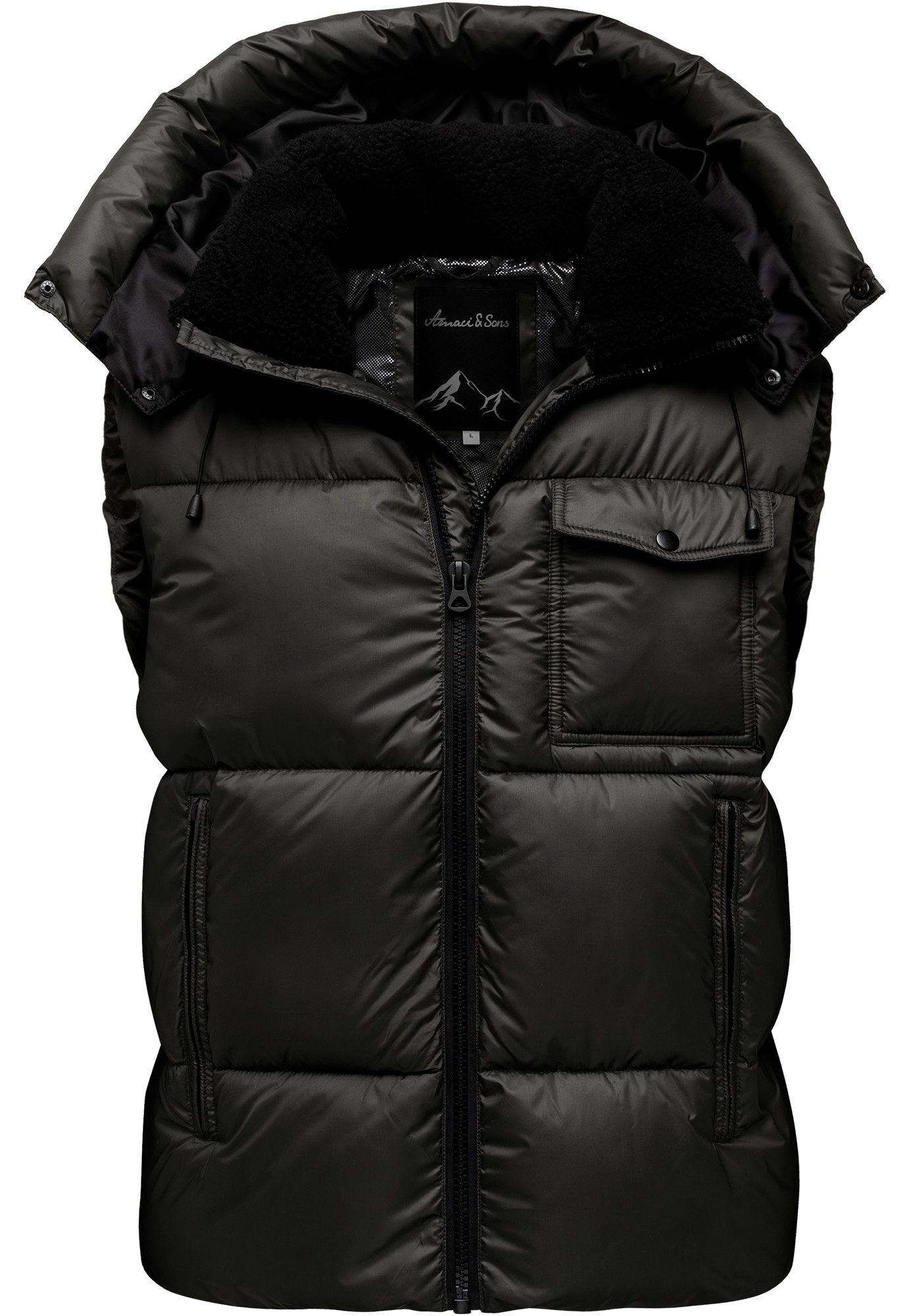 Amaci&Sons Steppweste HOBOKEN Steppweste Dicke Herren Outdoor Winter Weste günstig online kaufen