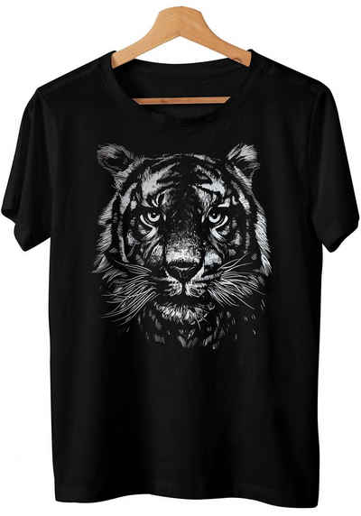 Art & Detail Shirt T-Shirt 2022 Design monochrome Motiv Tiger Year of the Tiger 2022