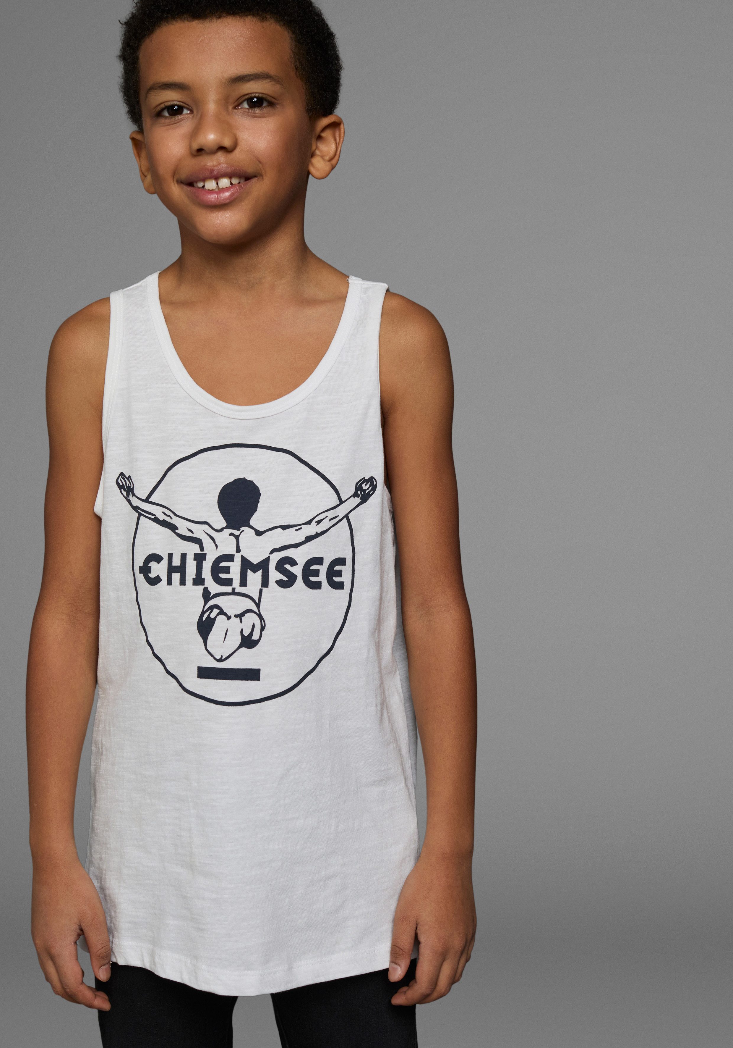 トップス CHIEMSEE CHIEMSEE Top in Dark Blue | ABOUT YOU
