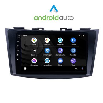 TAFFIO Für Suzuki Swift 9" Touchscreen Android Autoradio GPS CarPlay Einbau-Navigationsgerät