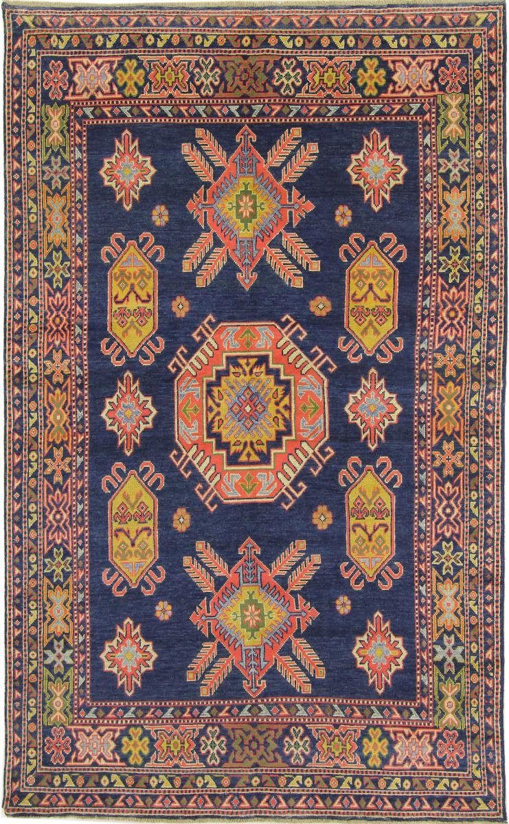 Orientteppich Kazak 146x240 Handgeknüpfter Orientteppich, Nain Trading, rechteckig, Höhe: 5 mm