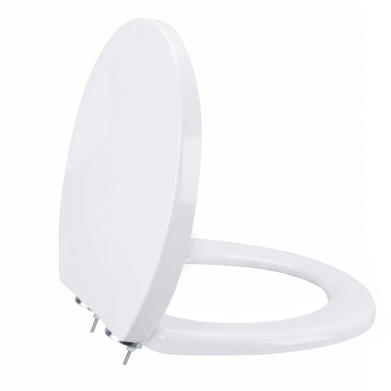 YONSLY WC-Sitz Komfort Toilettensitz für Bad, Gäste-WC und Haushalt (Packung, 1-St., PP-Material), mit Quick-Release, Softclose, antibakteriell, weiß, 150 kg