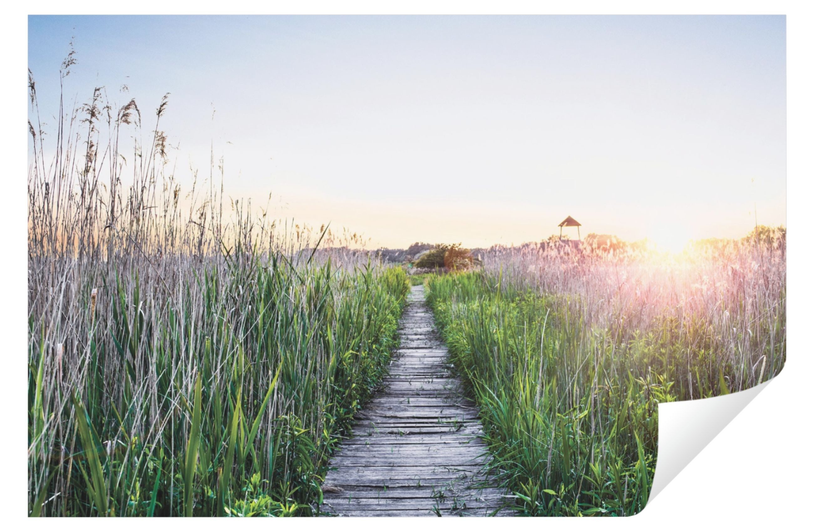 Fototapete Landschaft Pier Weg Vlies Tapete Wohnzimmer Schlafzimmer Wandtapete