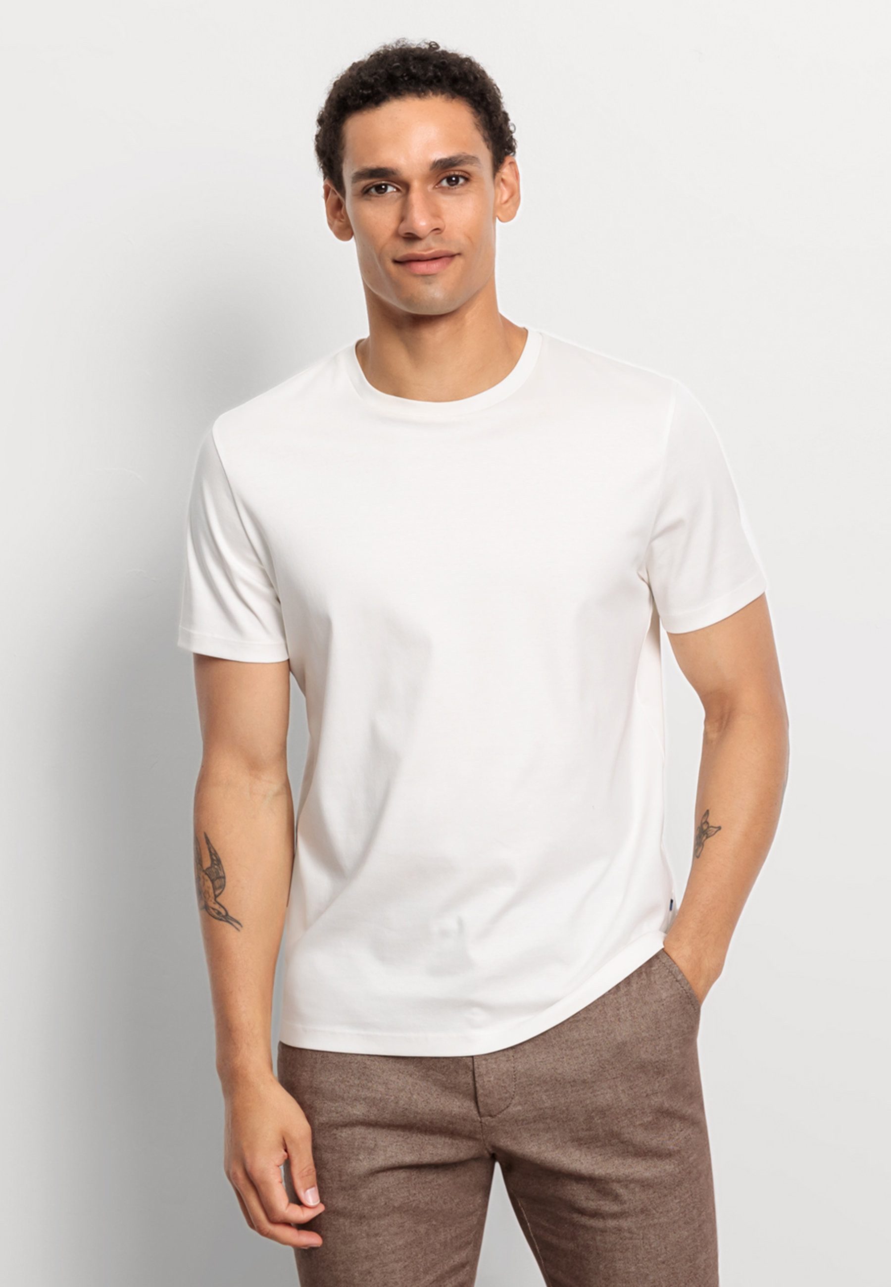 OLYMP T-Shirt OLYMP Casual Wirk